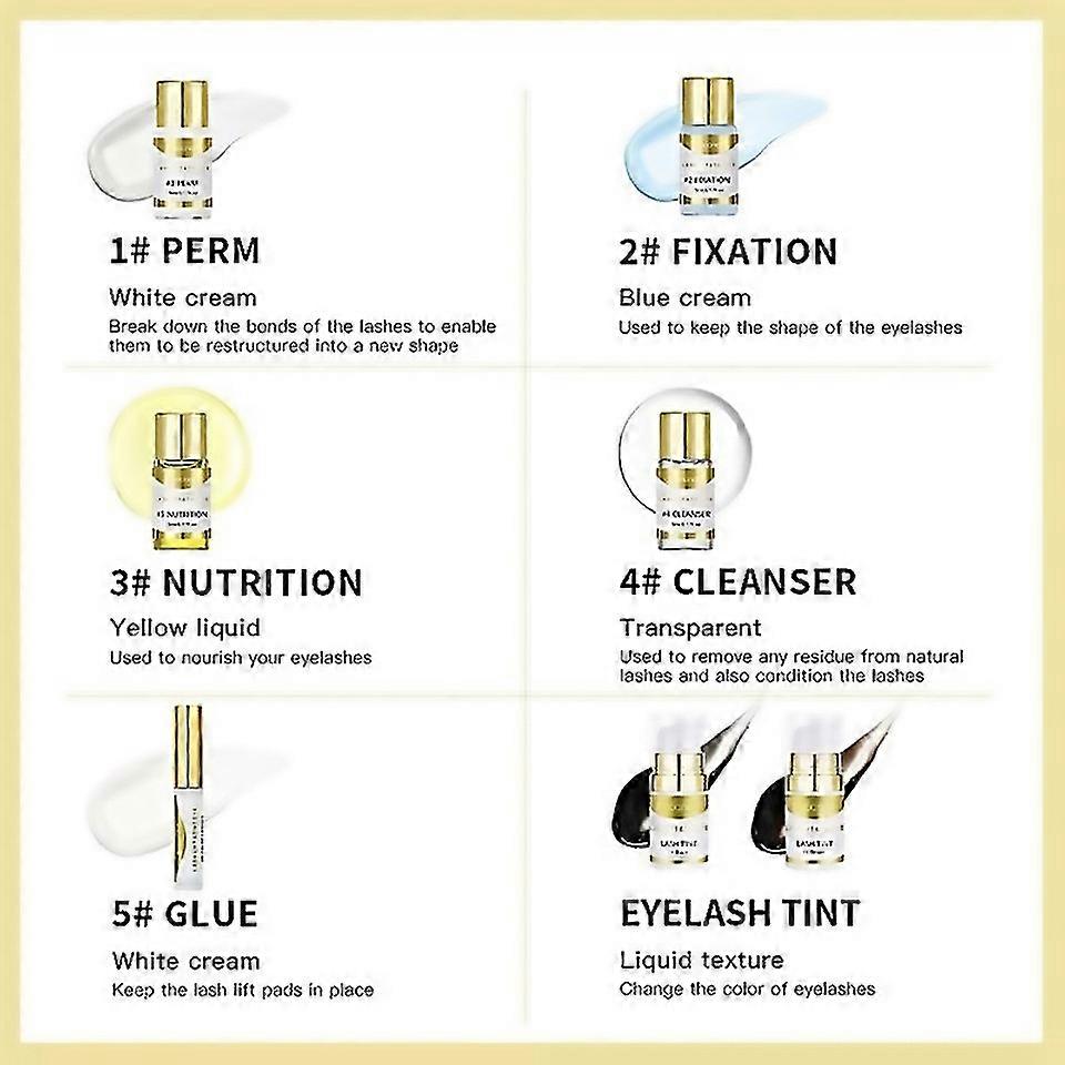 For Eyelash Lifting Kitperming Combination Enhancer Eye Makeup