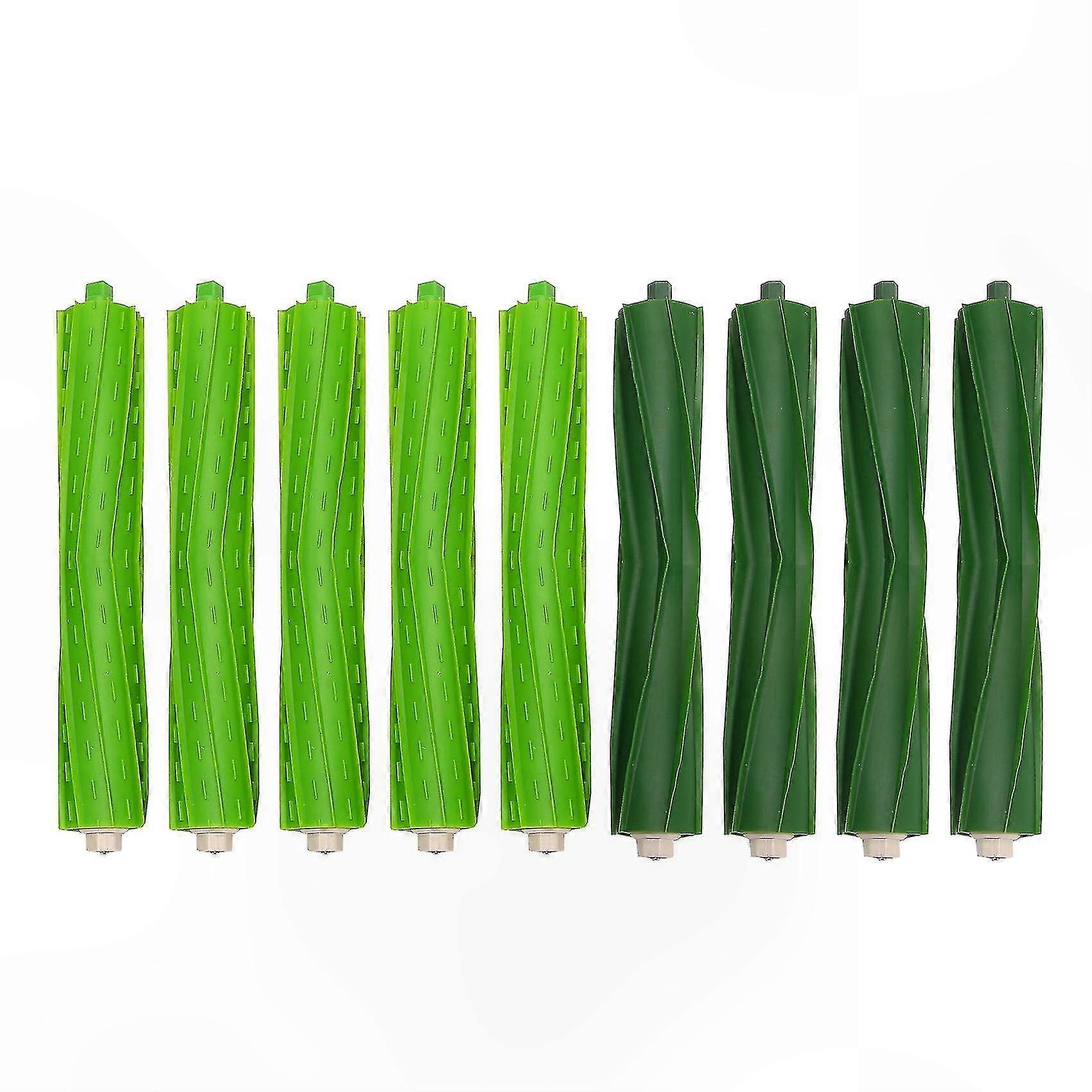 4 Multi-surface Rubber Brush Rollers for i7/i8/E5/E6/E7 Series Robot Vacuums