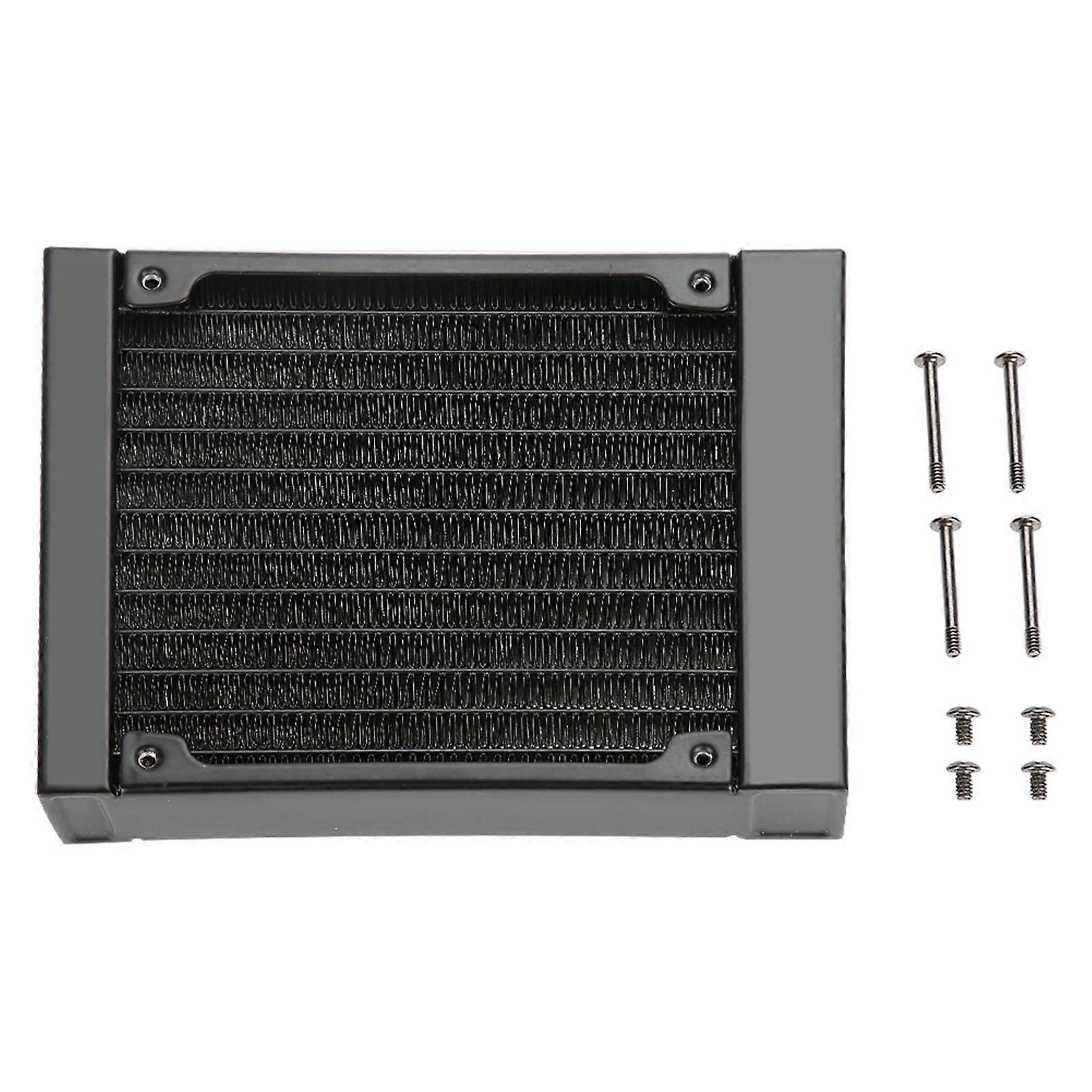 12 Tubes Computer Heat Exchanger G1/4 Thread Water Separator Water Cooler Tube for PC 120mm