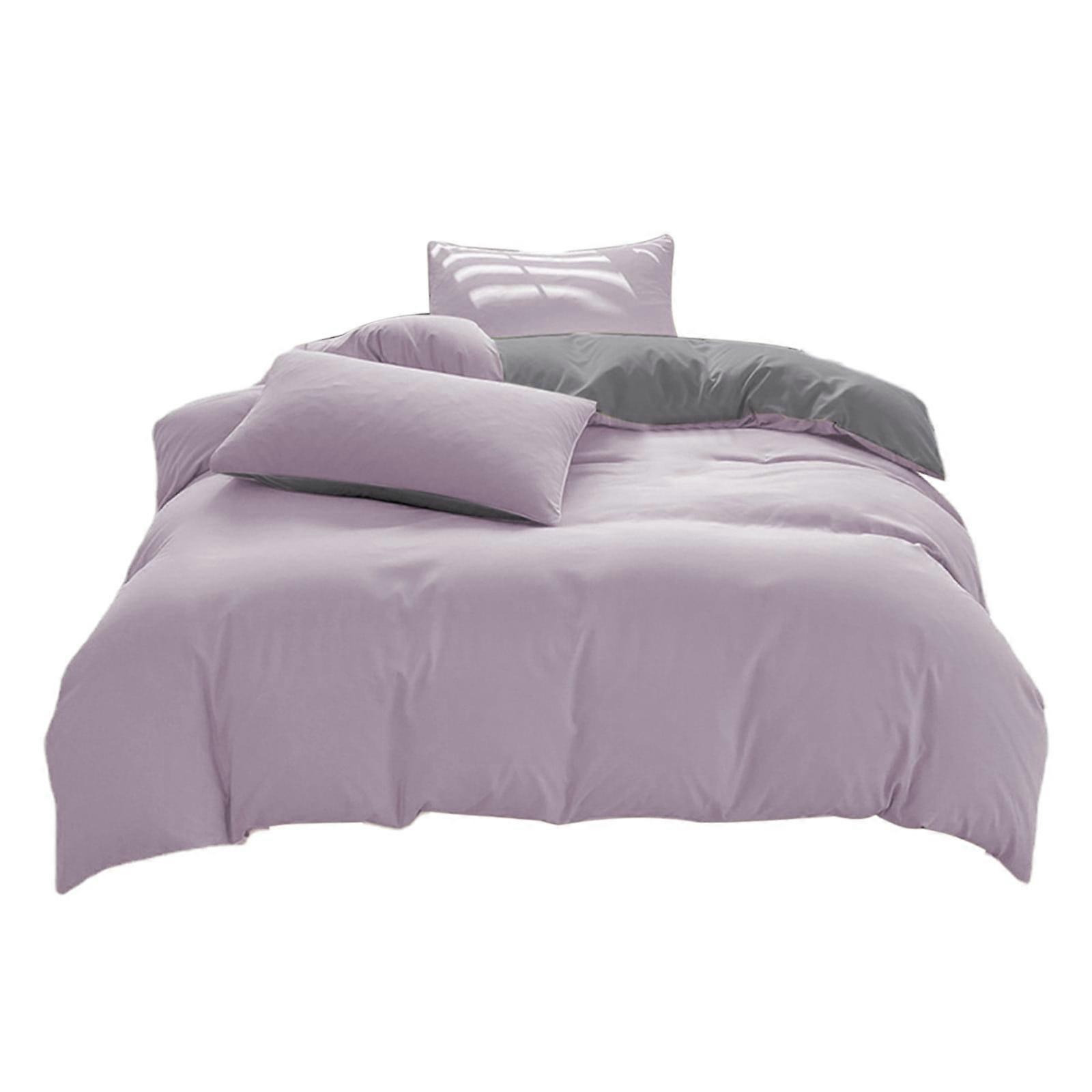 Ycandiee Bed Sheet Set - Soft Double Brushed Microfiber, Zipper Closure, Corner Ties, No Comforter Included