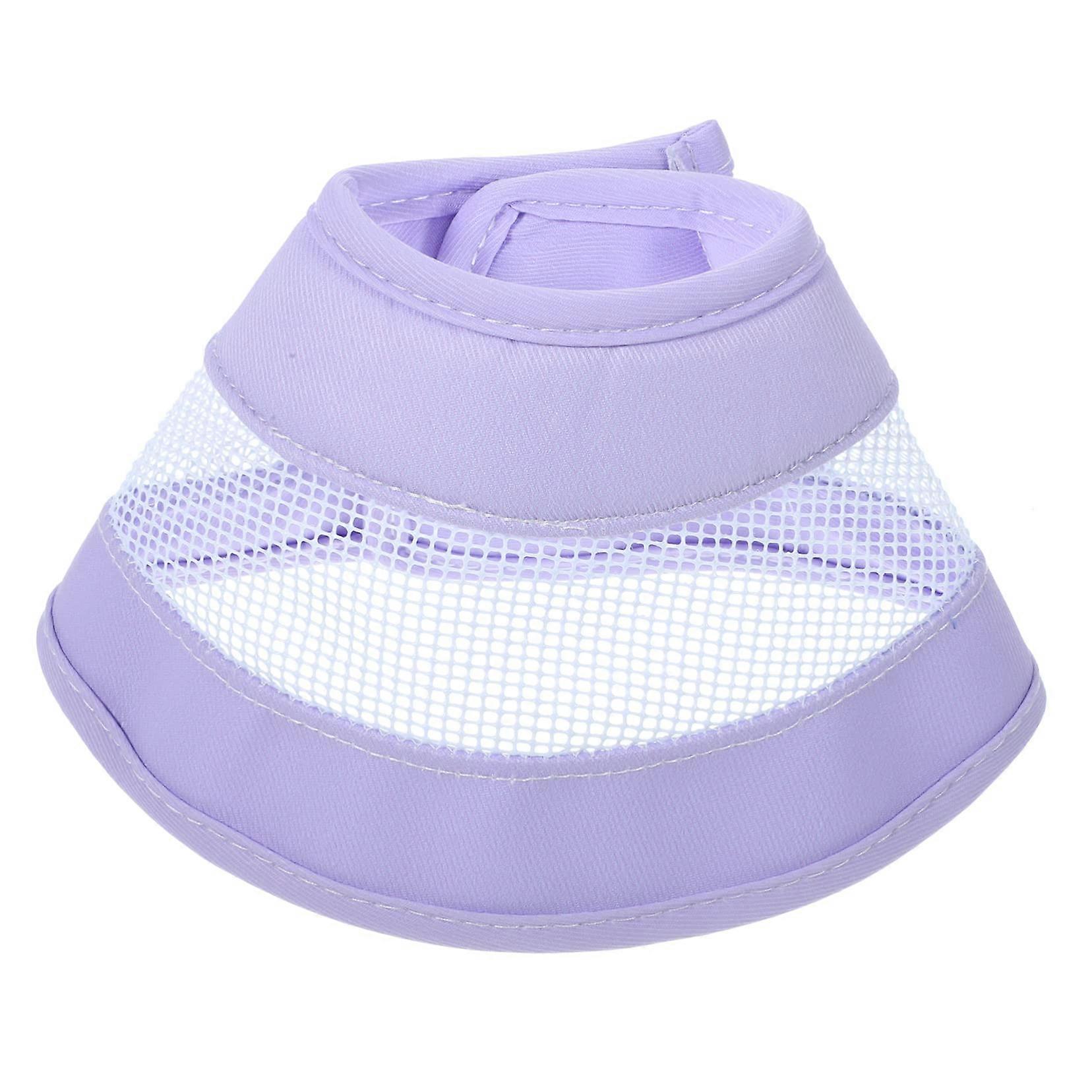 Soft Cat Cone Collar With Velcro Fasteners, Adjustable PostSurgery ECollar For Cats And Kittens, Lightweight Pet Cone