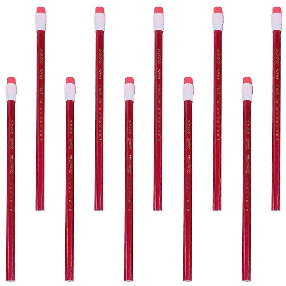 Red Wood Pencils Multi-Functional for Writing Use 30Pcs Students Supplies