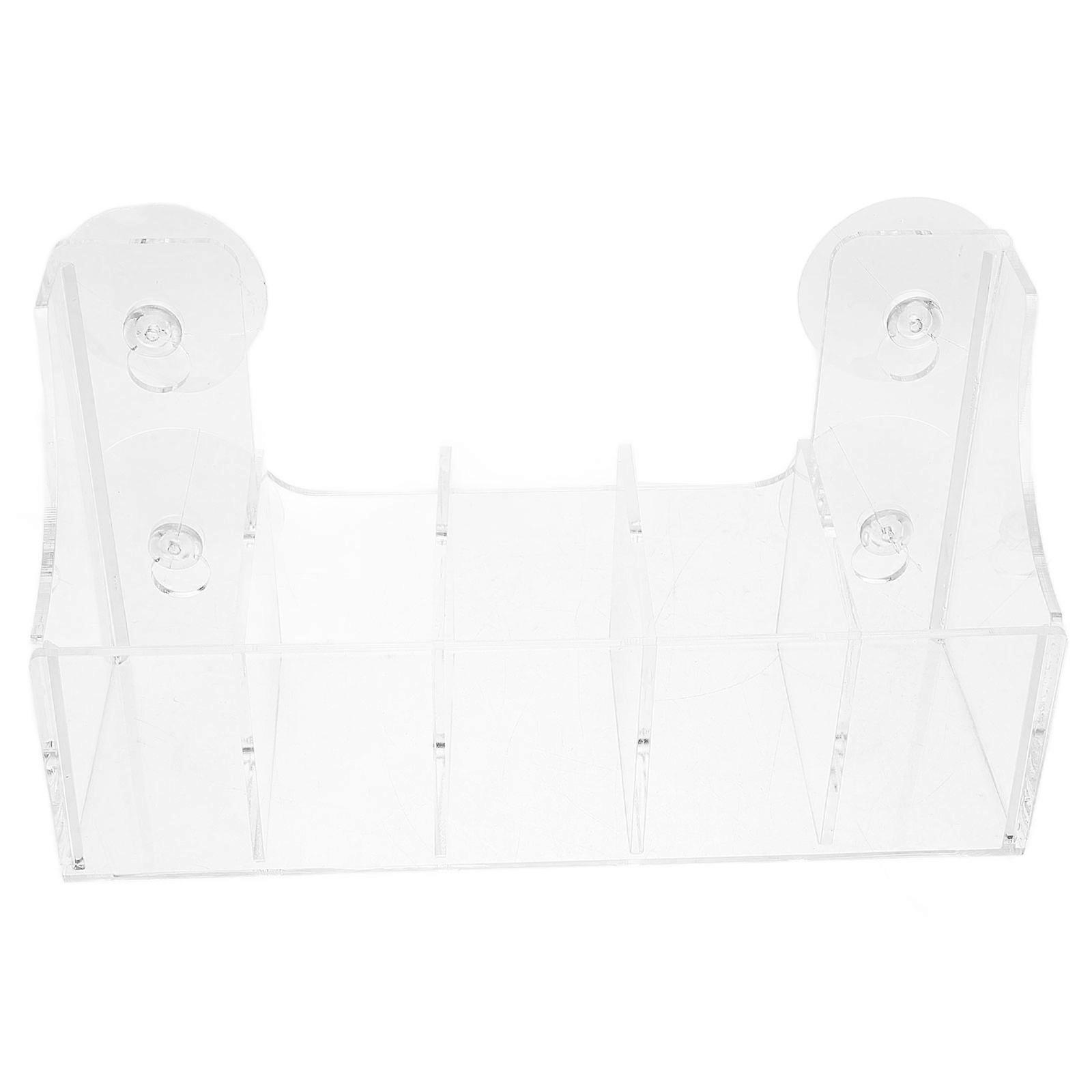 Home Use Transparent Acrylic Suction Cup Storage Rack 3Pcs Organizer