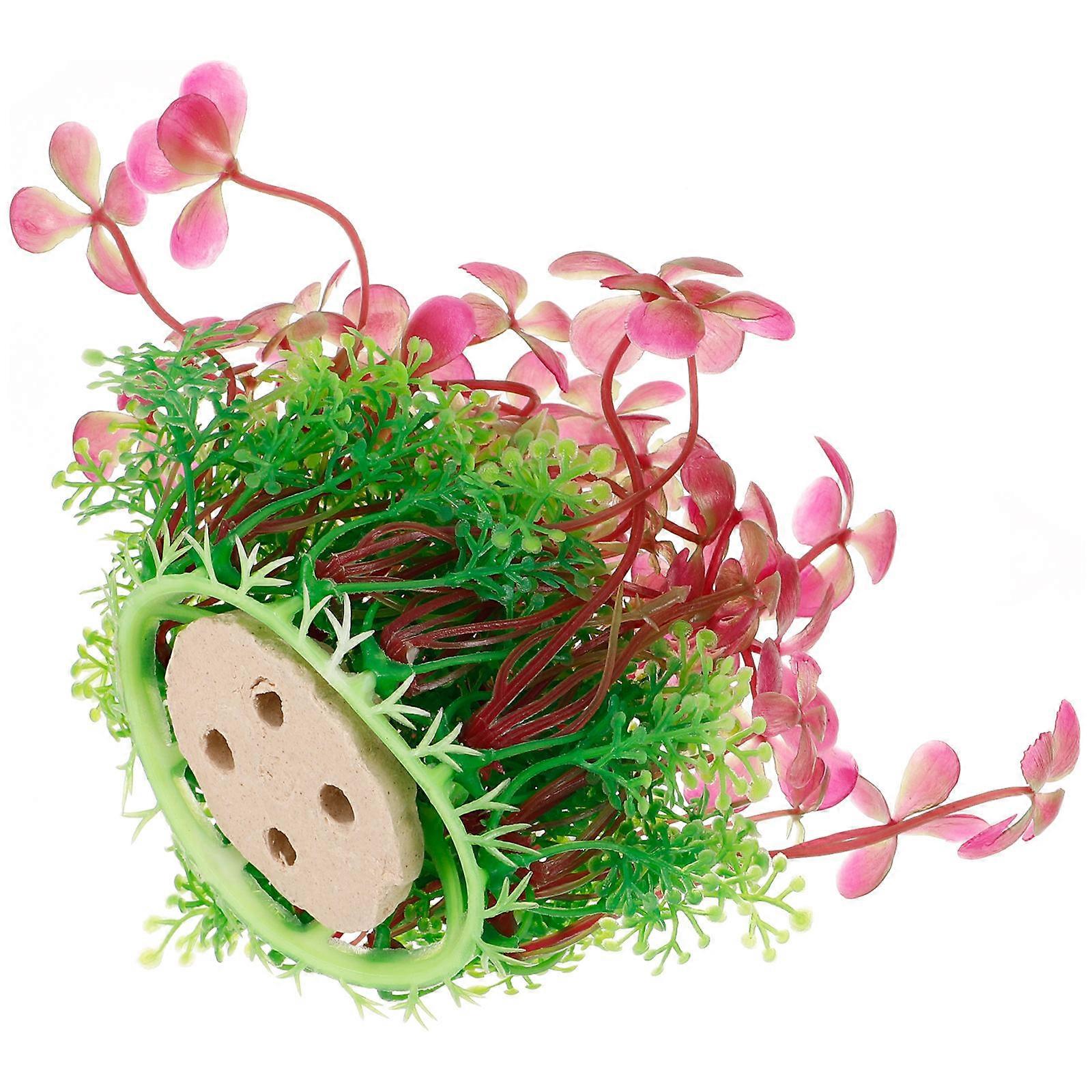 Fish Tank Decoration Plastic Aquarium Plants for 4Pcs Set