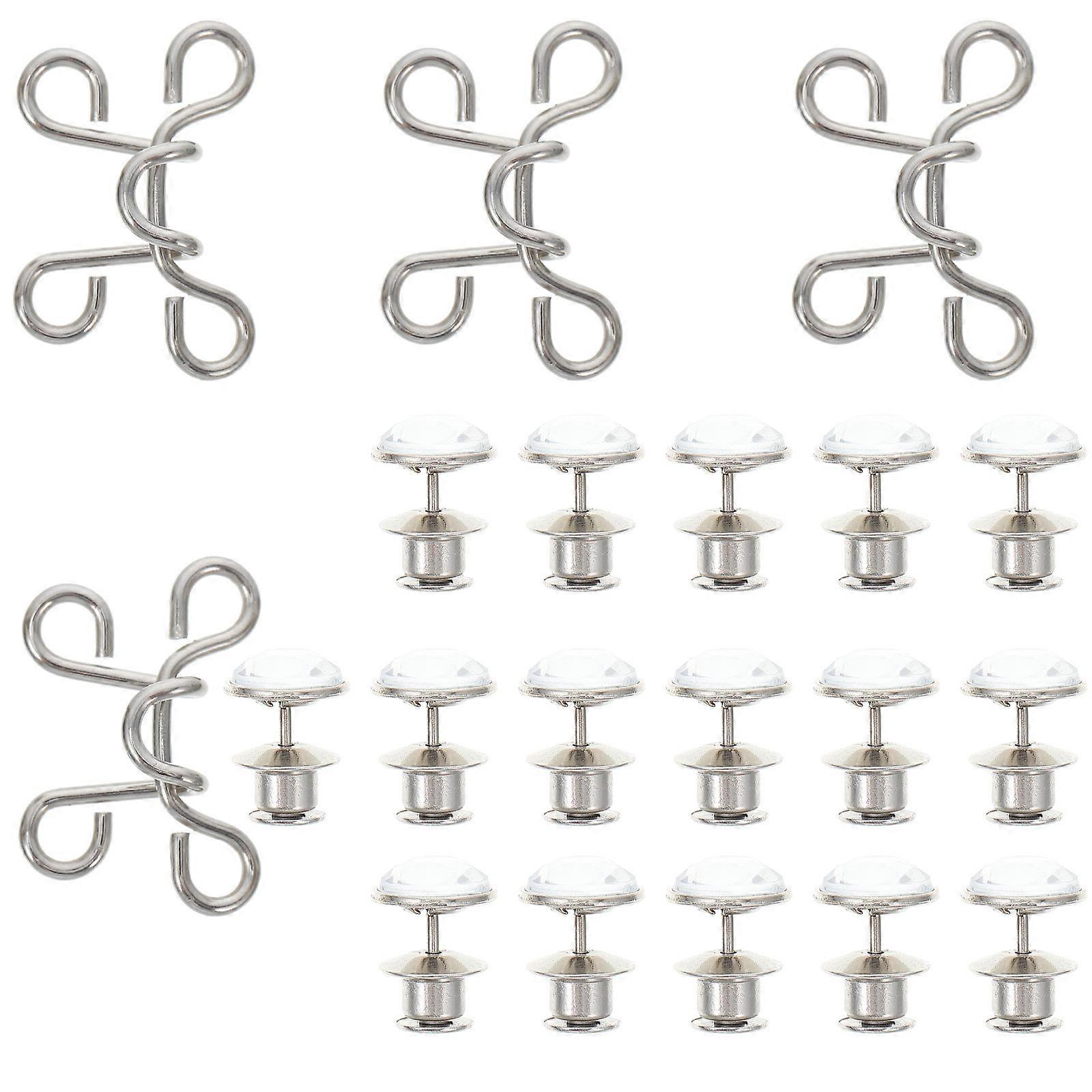 Nail Free Waist Buckle Adjustable Function 4Sets for Jeans Accessories