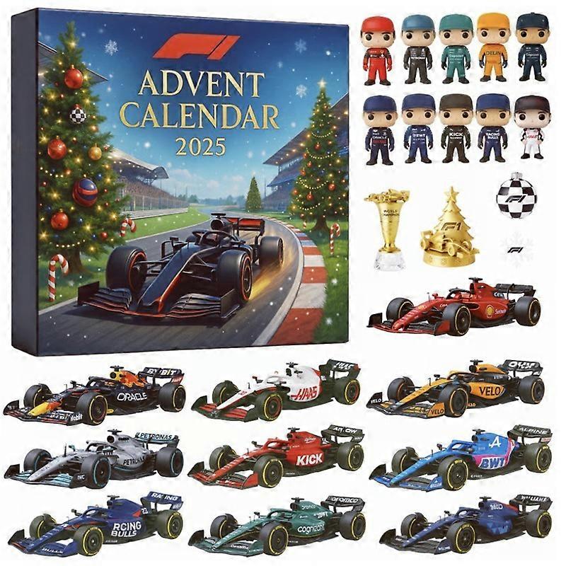 F1 Advent Calendar Advent Calendar Christmas Gift Racing Themed Blind Box