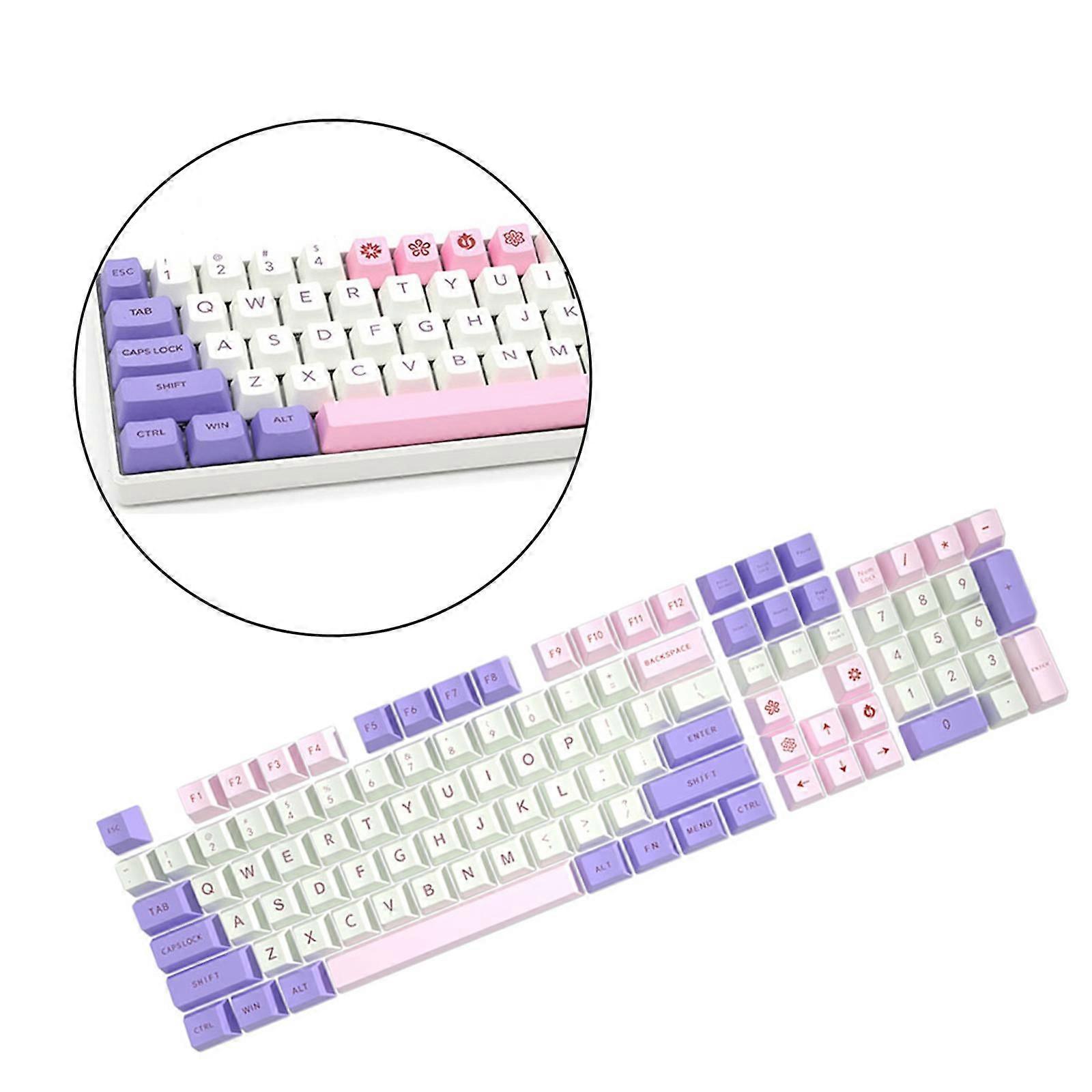 108 Key PC Gaming Mechanical Switch Keyboard for Laptop Desktop Computer Dust Water