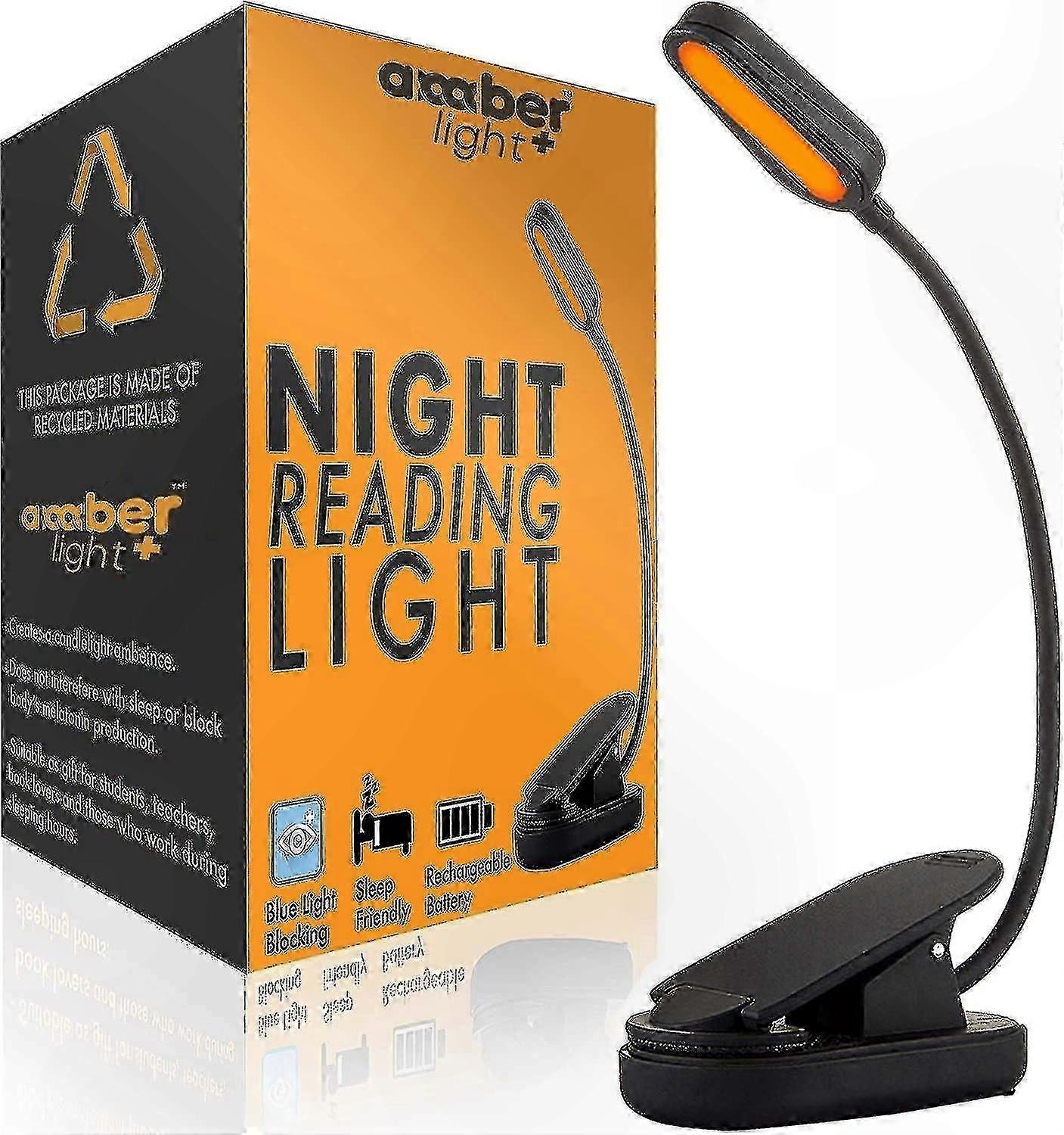 Night Reading Lamp with Blue Light Filter - Portable and Gift-Friendly Book Light for Comfortable Reading Experience