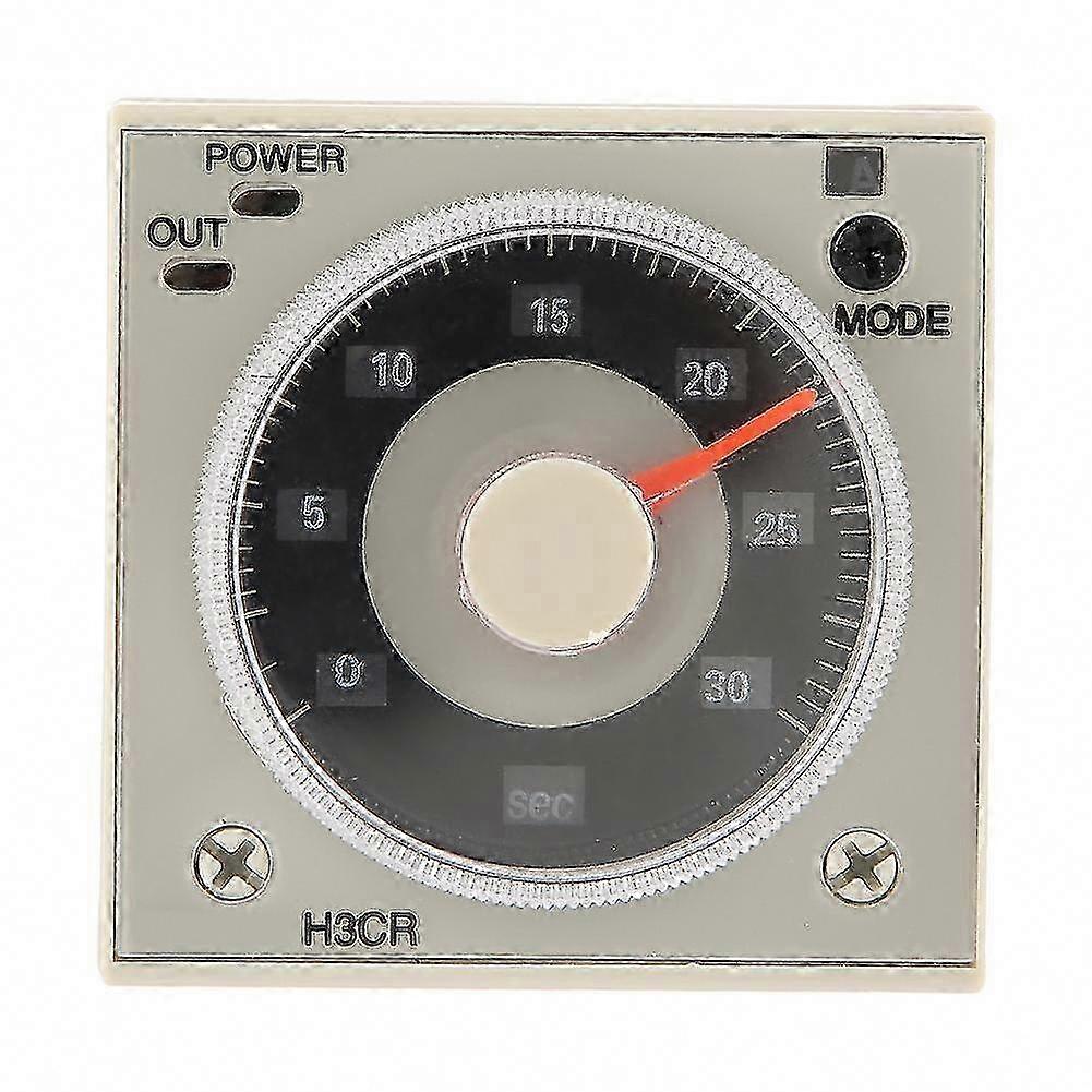 H3CR-A Delay Timer Relay 0.5S-300H Knob Control 11-Pin for 100-240VAC 100-125VDC SZRH BF