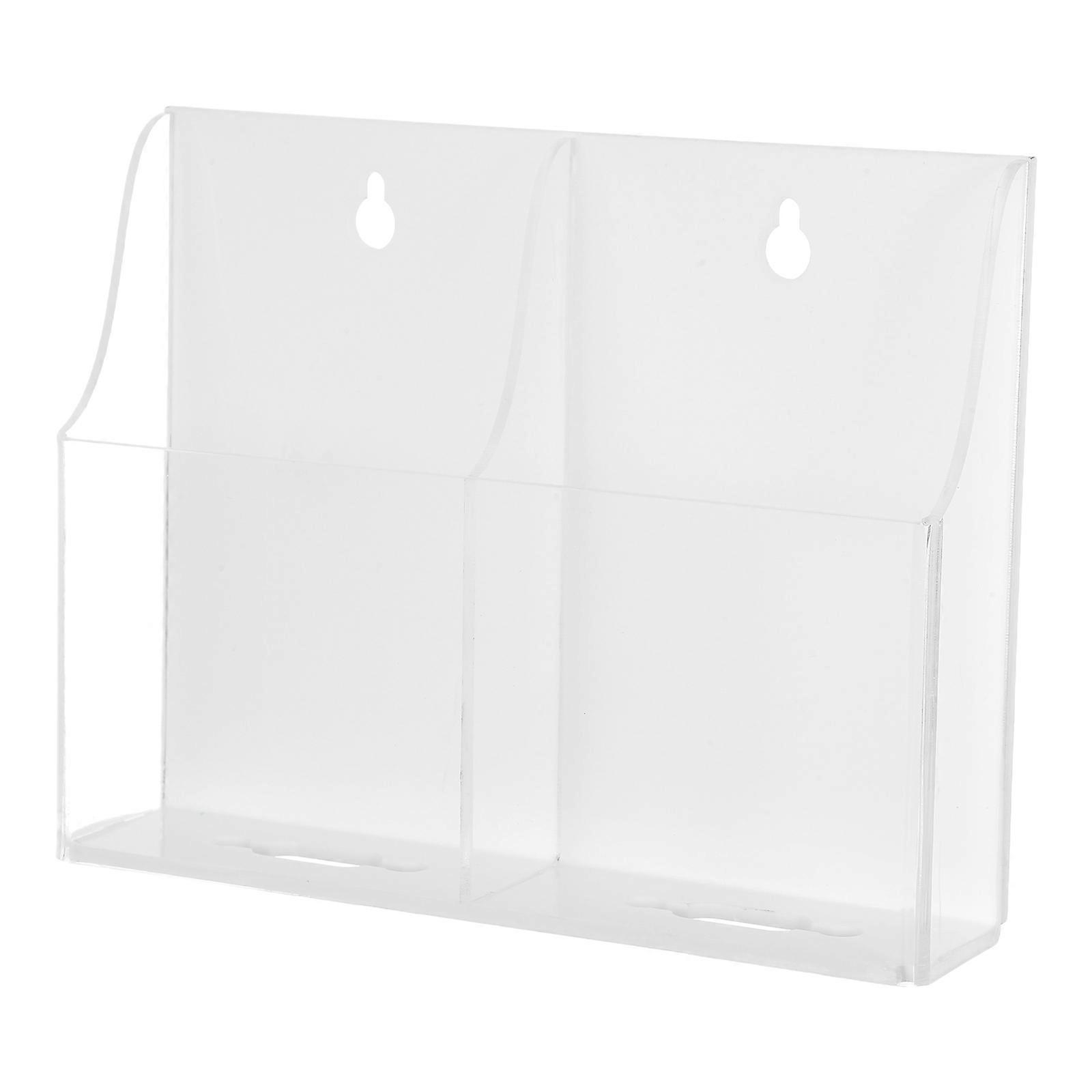 Remote Organizer Acrylic Wall Mounted Holder for 5Pcs Devices