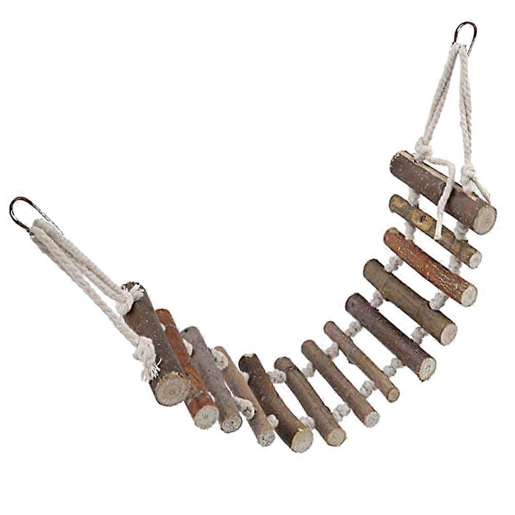 Wooden Bird Ladder Parrot Ladder Toy for Playing 4Pcs Set
