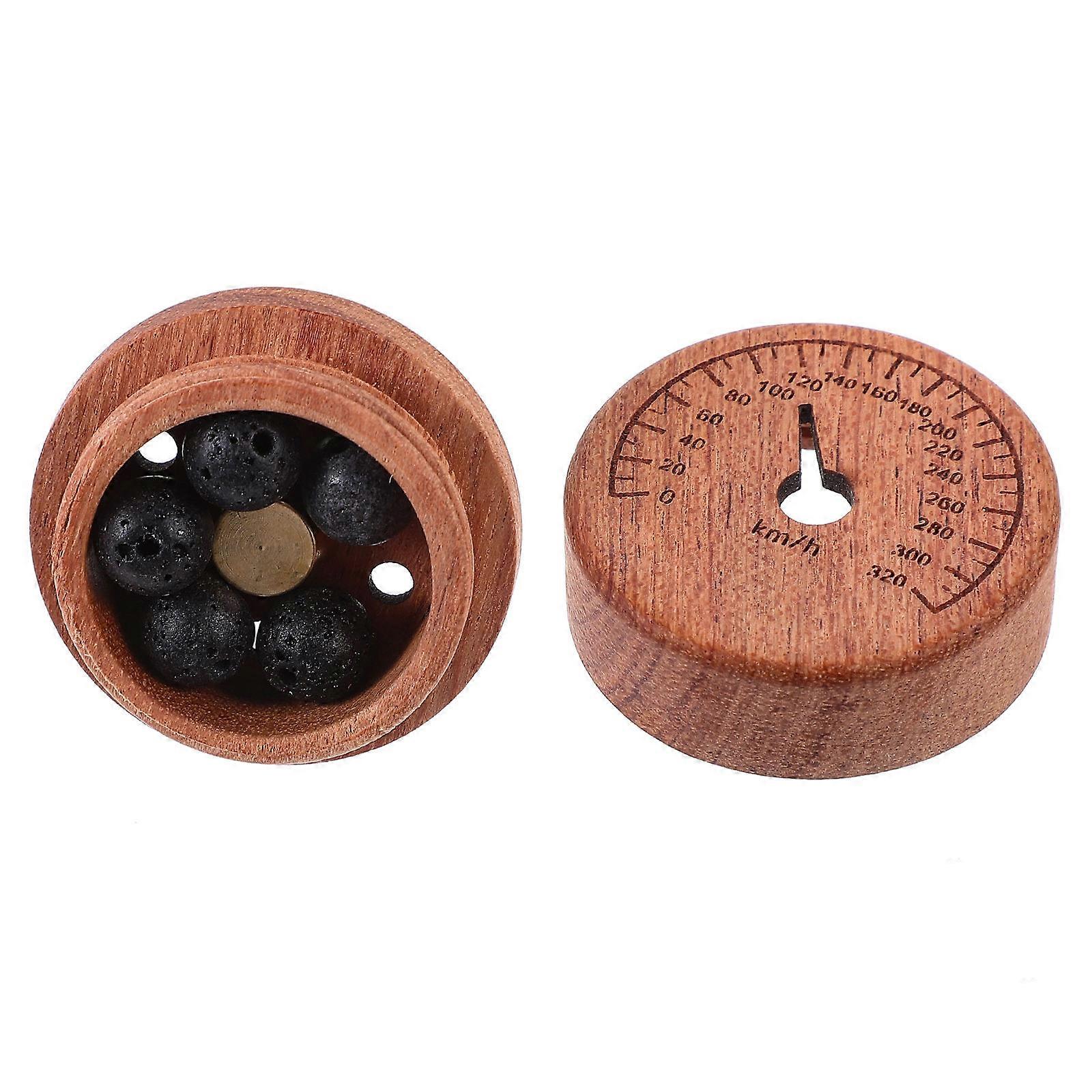 Car Aroma Diffuser Wooden Essential Oil Diffuser for Car Use 5Pcs