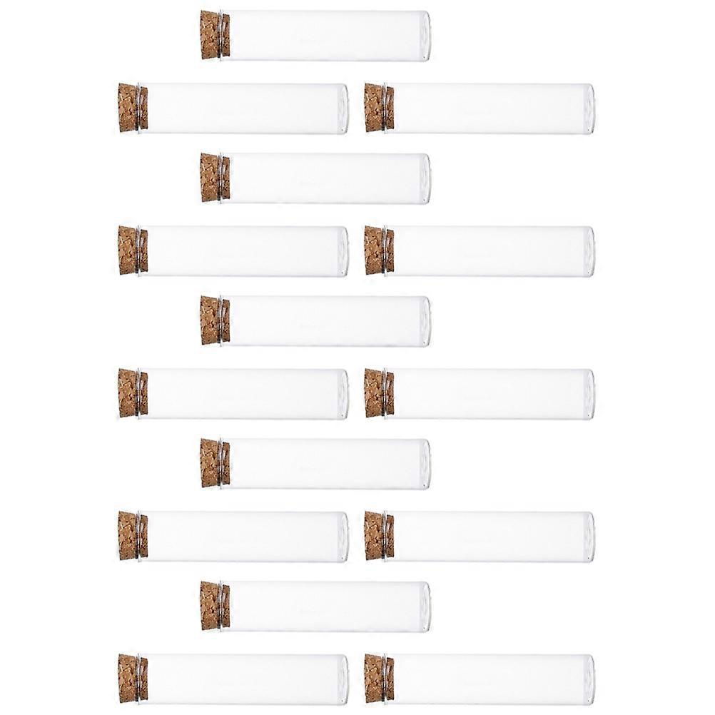 Transparent Test Tube Glass Bottles with Cork for Storage 45Pcs Pack