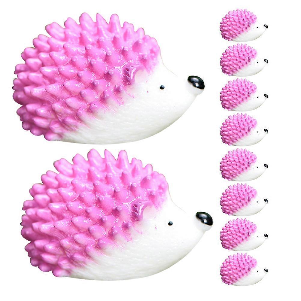 Tiny Animal Figures Hedgehog Shape Micro Landscape Decor For Garden Decoration 20 Pcs