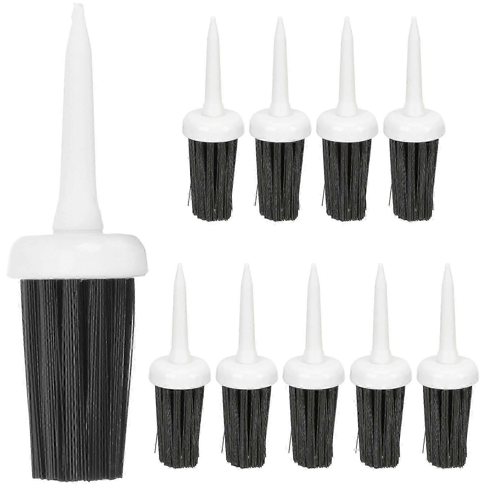 Golf Tees, 10Pcs Plastic Multi-functional Golf Ball Brush Golf Bases Portable