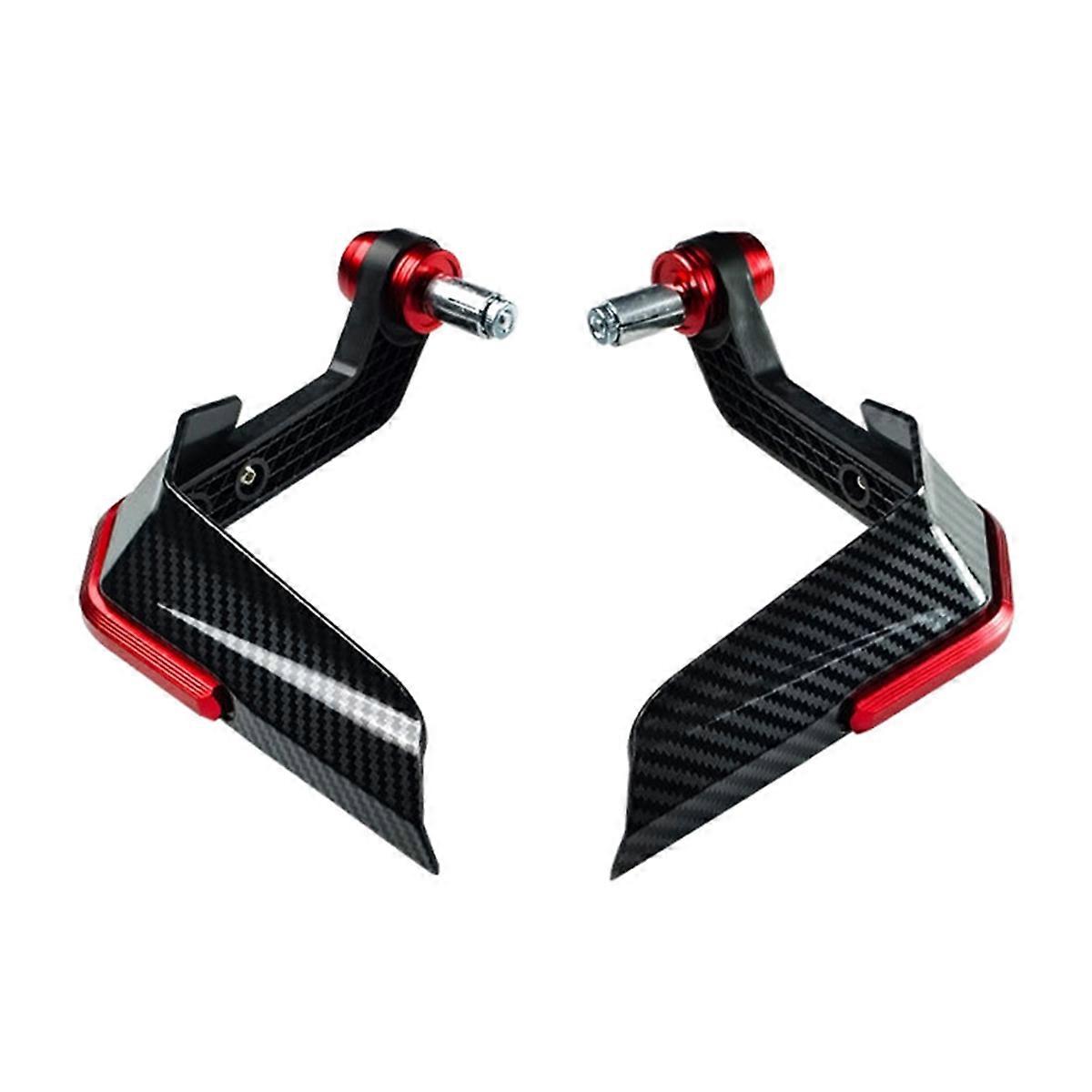 Motorcycle Handle Hand Guard Wind Protector Handlebar Handguard Red