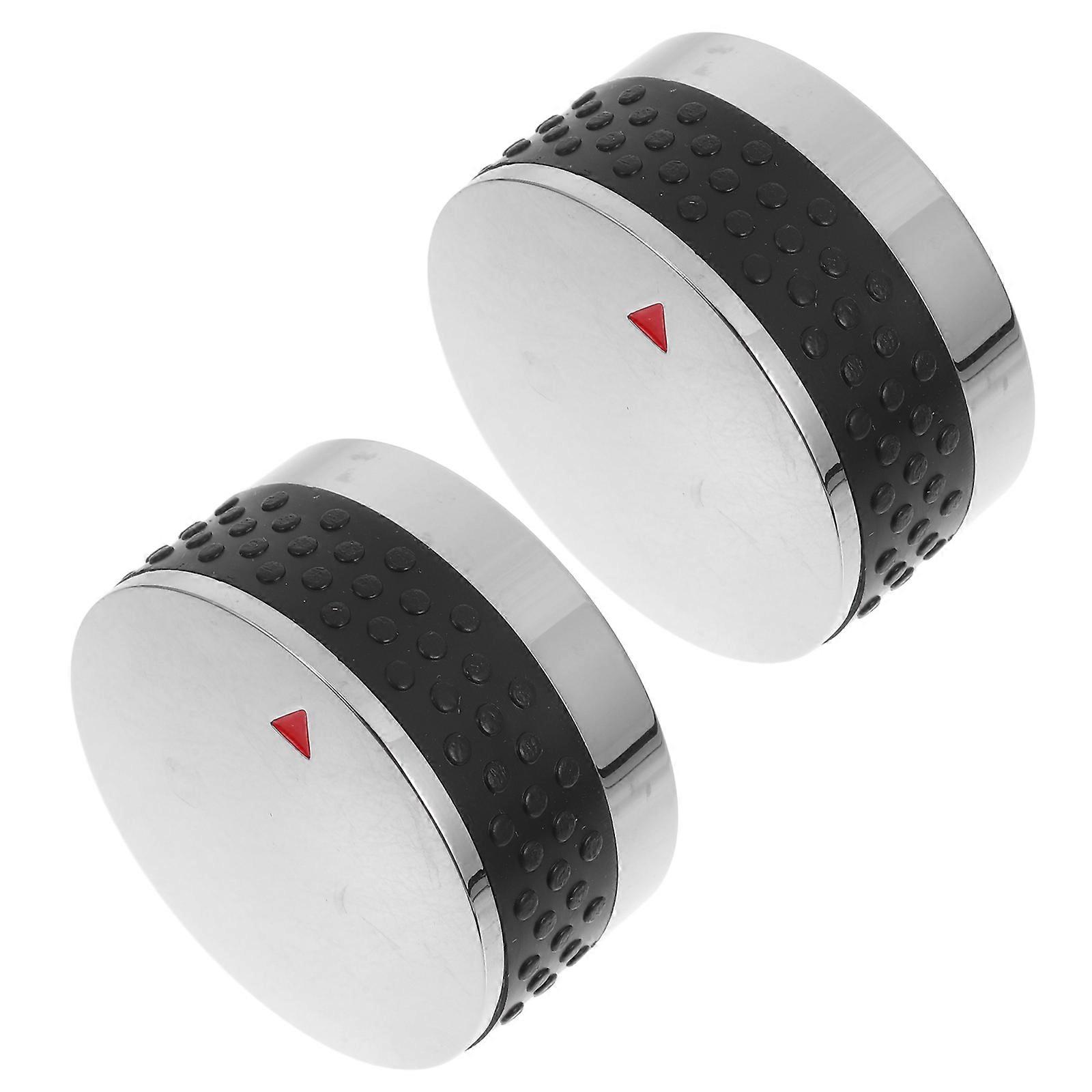 Gas Grill Burner Knobs Control Knob Plastic With Nonslip Grip For Outdoor Cooking 2Pcs