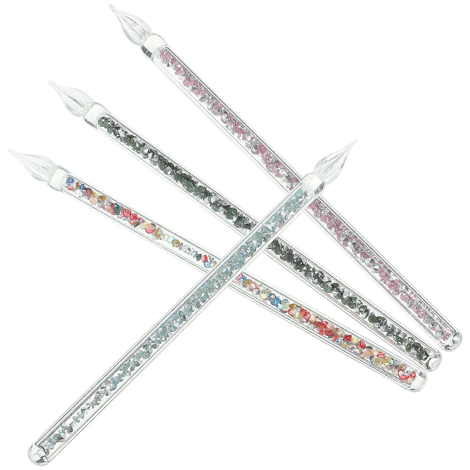 Glass Dip Pen for Signature with 20Pcs Vintage Drawing and Writing Use