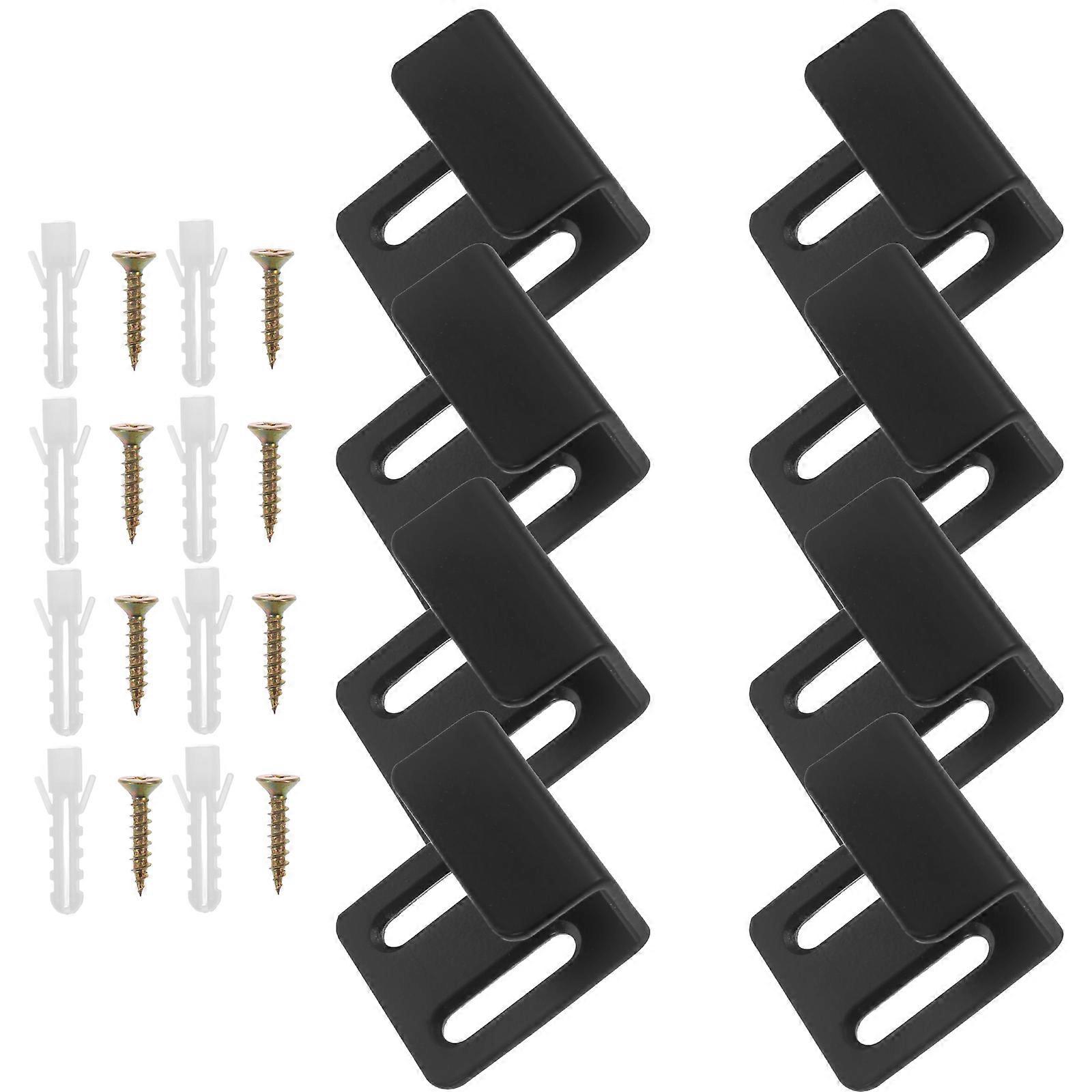 Mirror Holder Clips Heavy Duty Wall Mount for Fixing 32Sets Concrete