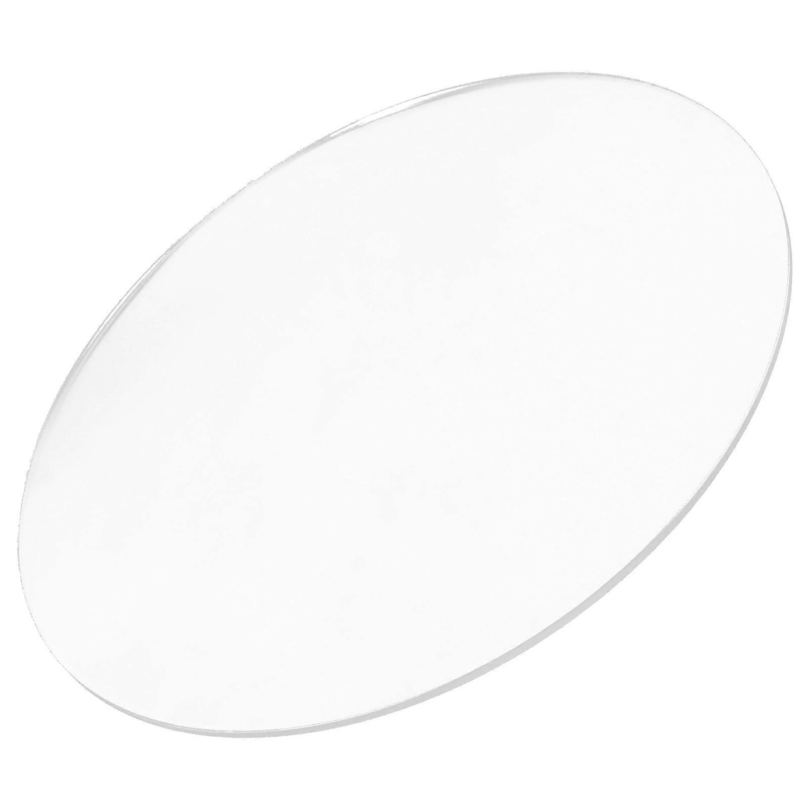 Transparent Acrylic Circular Disc for Display 5Pcs Tray