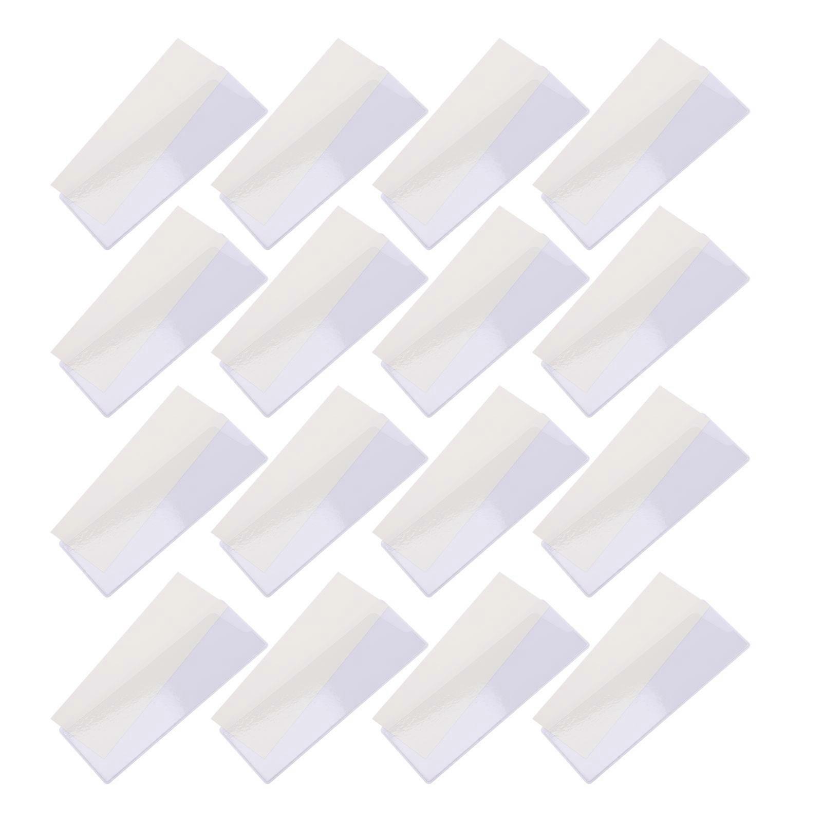 Magnetic Label Holders for Storage White Card Holders 50Pcs