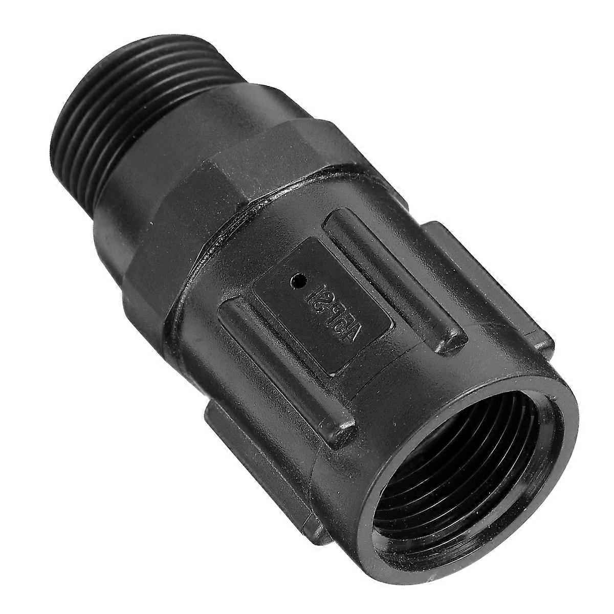 Irrigation Pressure Regulator for Drip System 5Pcs Water Pressure Control Black