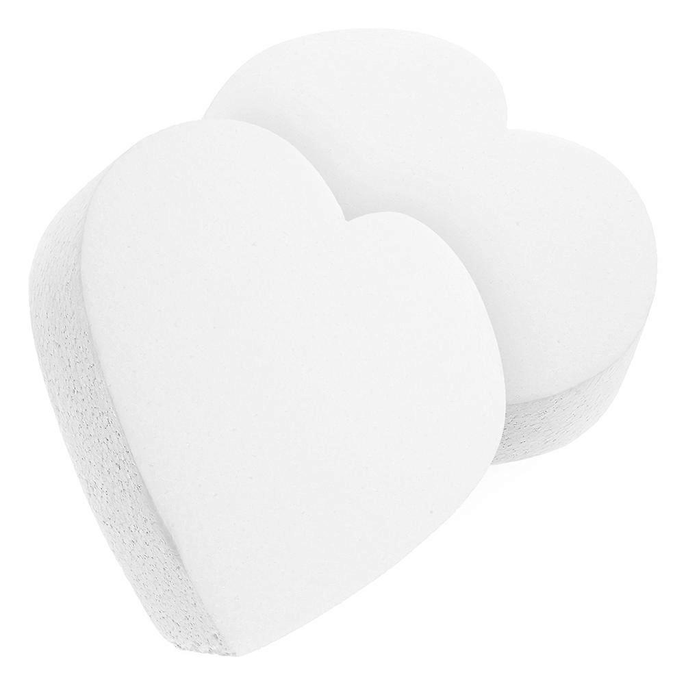 Heart Shape Foam Cake Dummy for Craft and Decor 8Pcs