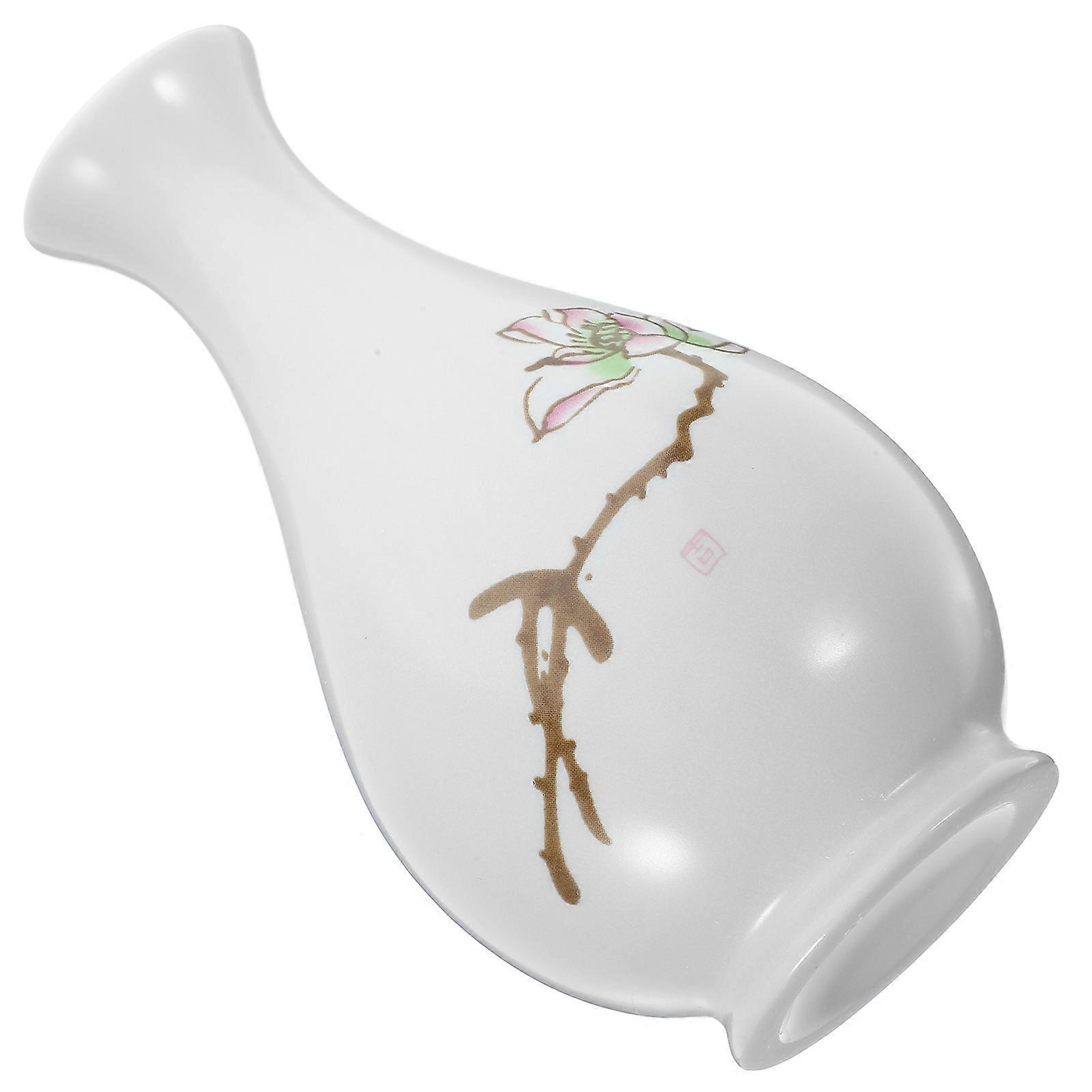 Flower Vase for Decoration 2Pcs Ceramic Mini Decorative Desktop Vase