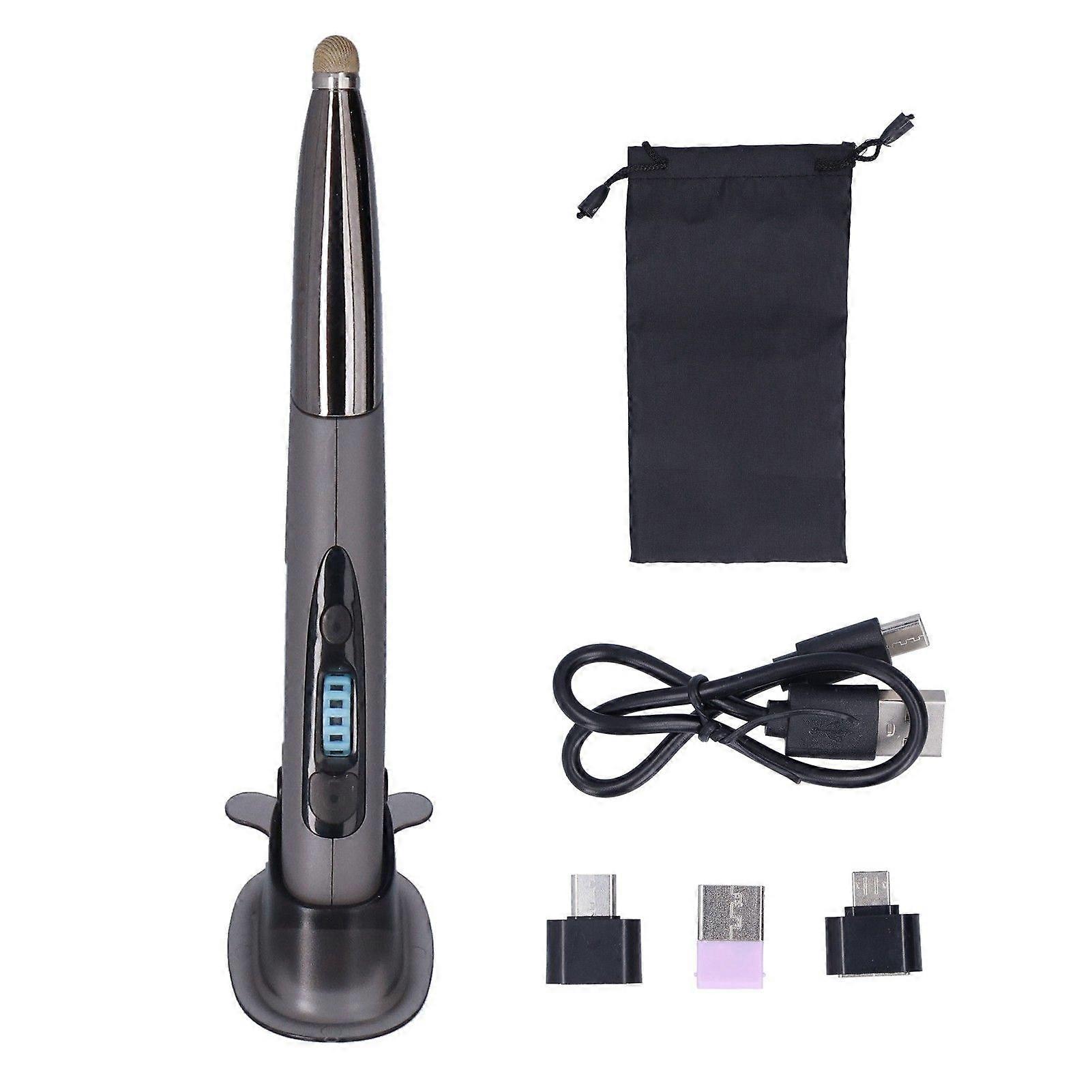 Mouse Pen Wireless 2.4GHz Creativity Extremely Handover Computer Stylus for PC LaptopGrey