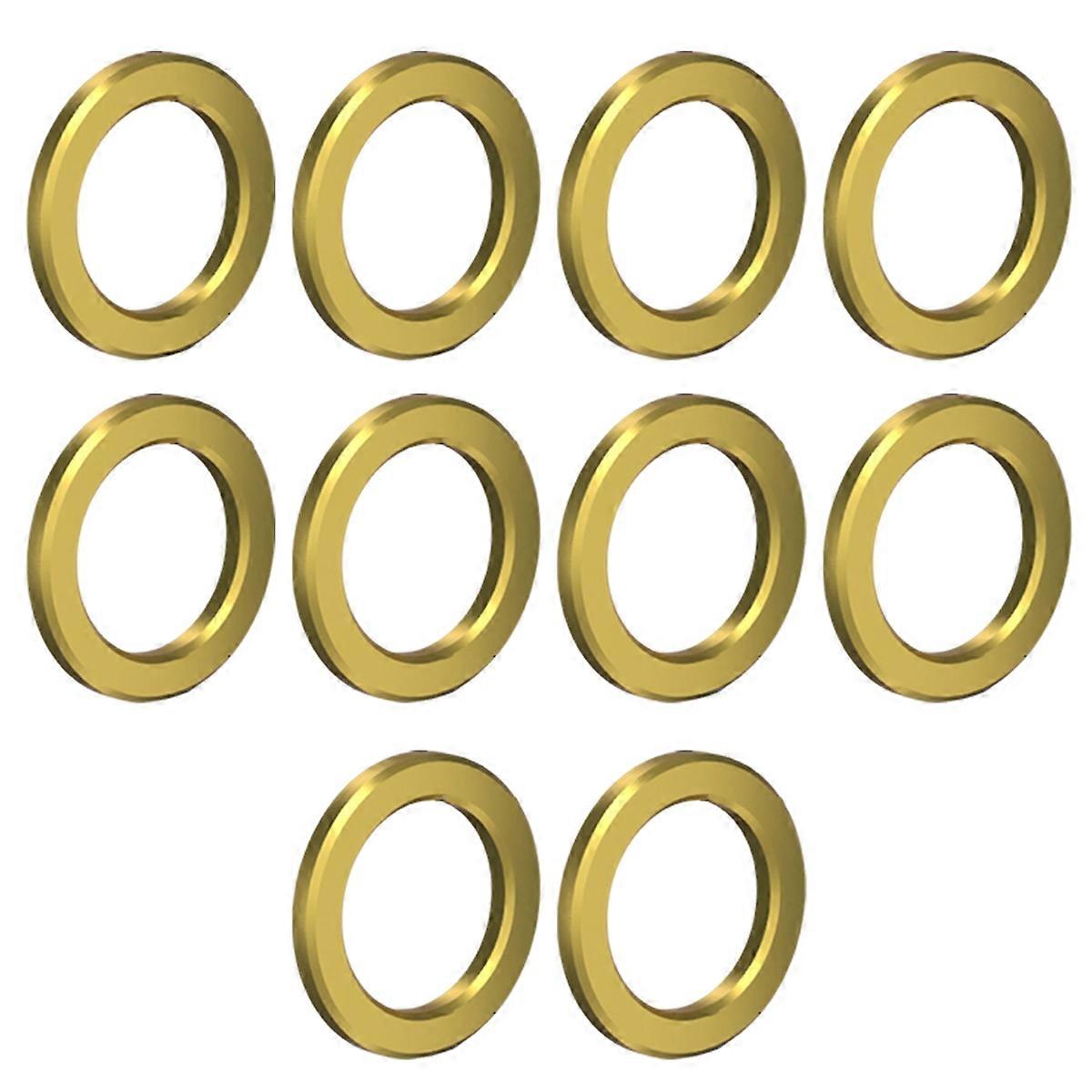 10pcs M6 Bicycle Titanium Flat Washer Universal Golden