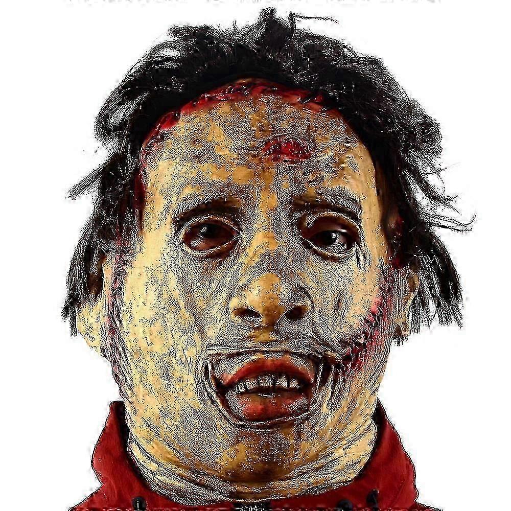 Leatherface Latex Mask for Halloween Cosplay and Horror Theme Parties