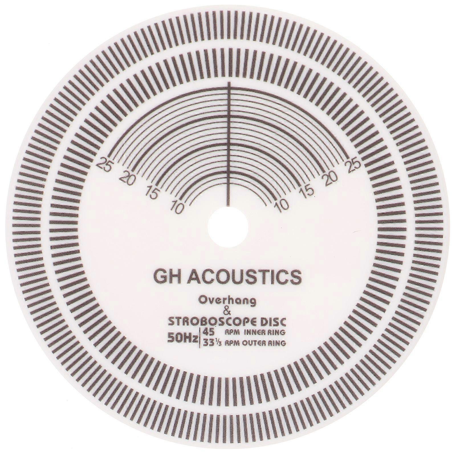 Vinyl Record Player Speed Meter Instrument Rotary Speed Calibration Tool Speed Testing Disk