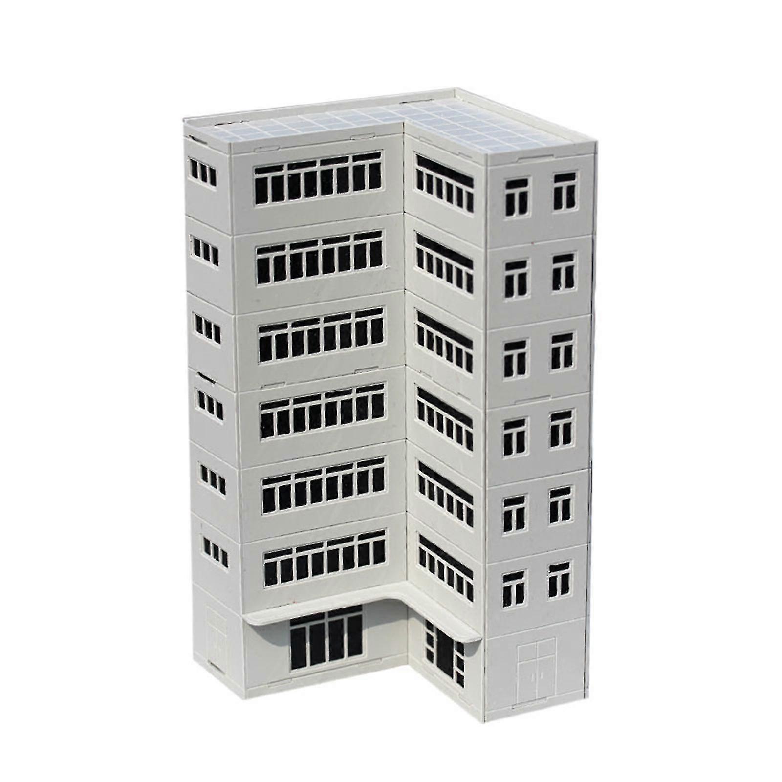 HO/N Scale DIY Train Railway Modern Kit  Easy and Glue-Free Assembly for Model Enthusiasts 1:150/1:87 js