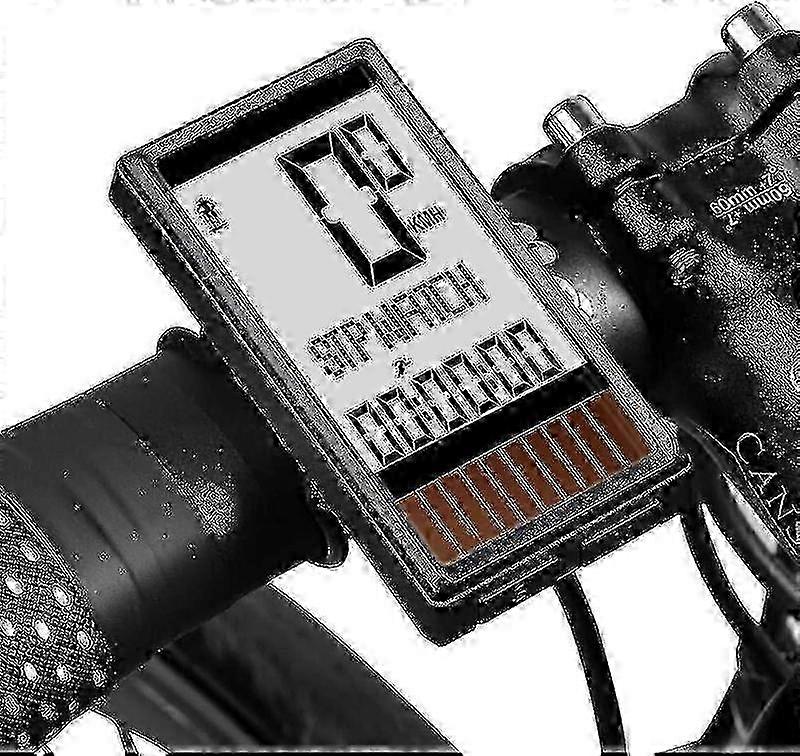 Wireless Bicycle Speedometer with IPX7 Waterproof and Solar Panel - Multi-Function Odometer for Bike Computers2025