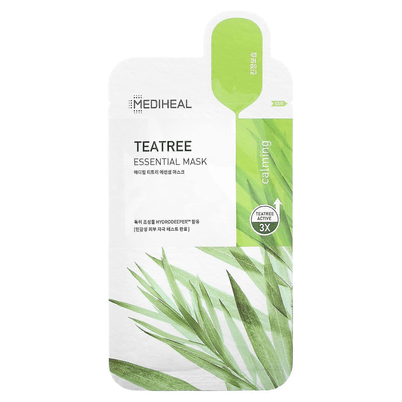 Tea Tree Essential Beauty Mask, 1 Sheet, 0.81 fl oz (24 ml)