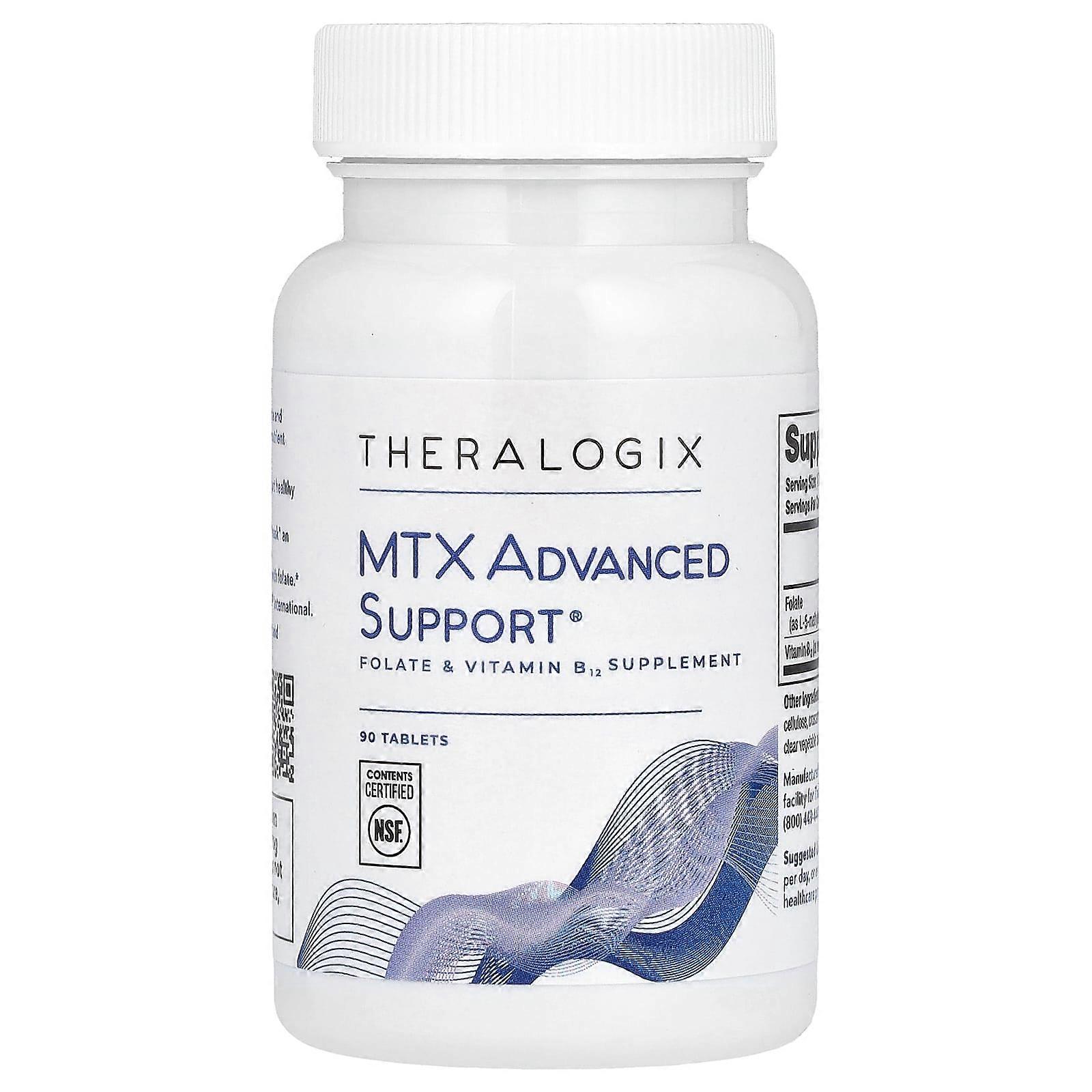 MTX Advanced SupportÃÂÃÂ¬ÃÂÃÂ, Folate & Vitamin B12 Supplement, 90 Tablets