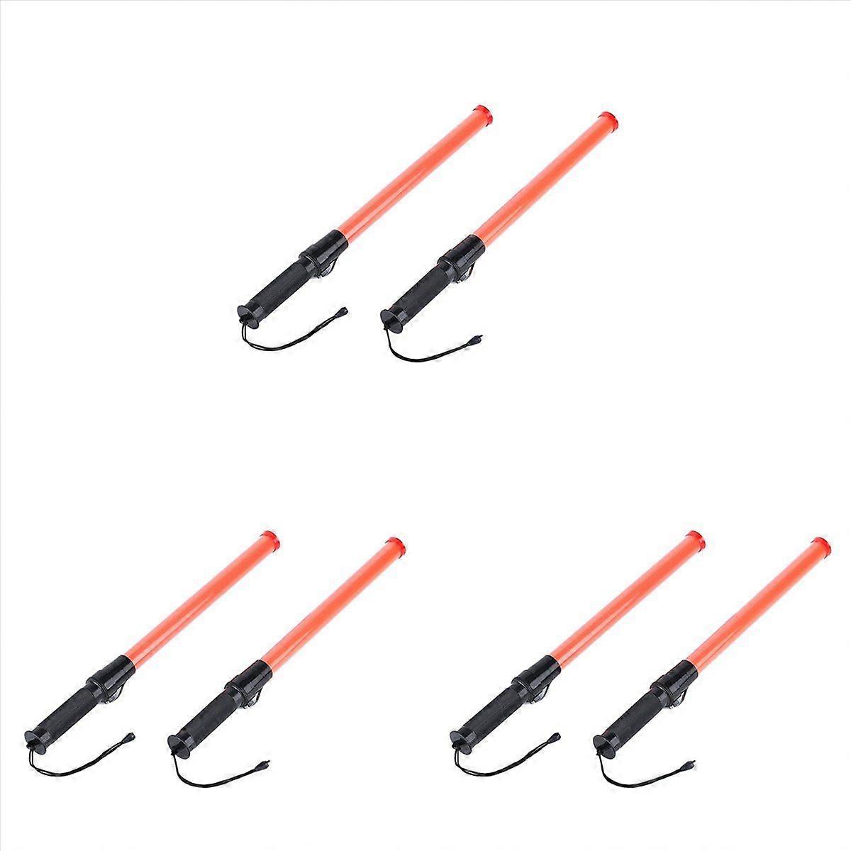 LED Traffic Control Stick,Safety Light Batons,16 Inches, 2Pcs