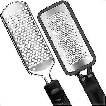 Pedicure Foot File - 2Pcs Stainless Steel Colossal Foot Rasp, Dead Skin Remover
