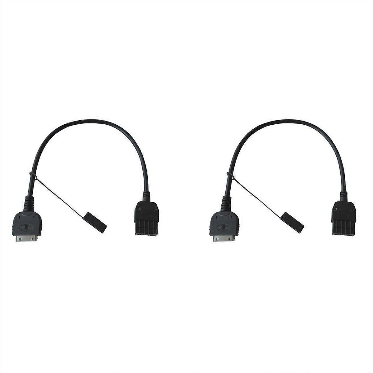 Black Aux Input Interface Cable Port Fit for 