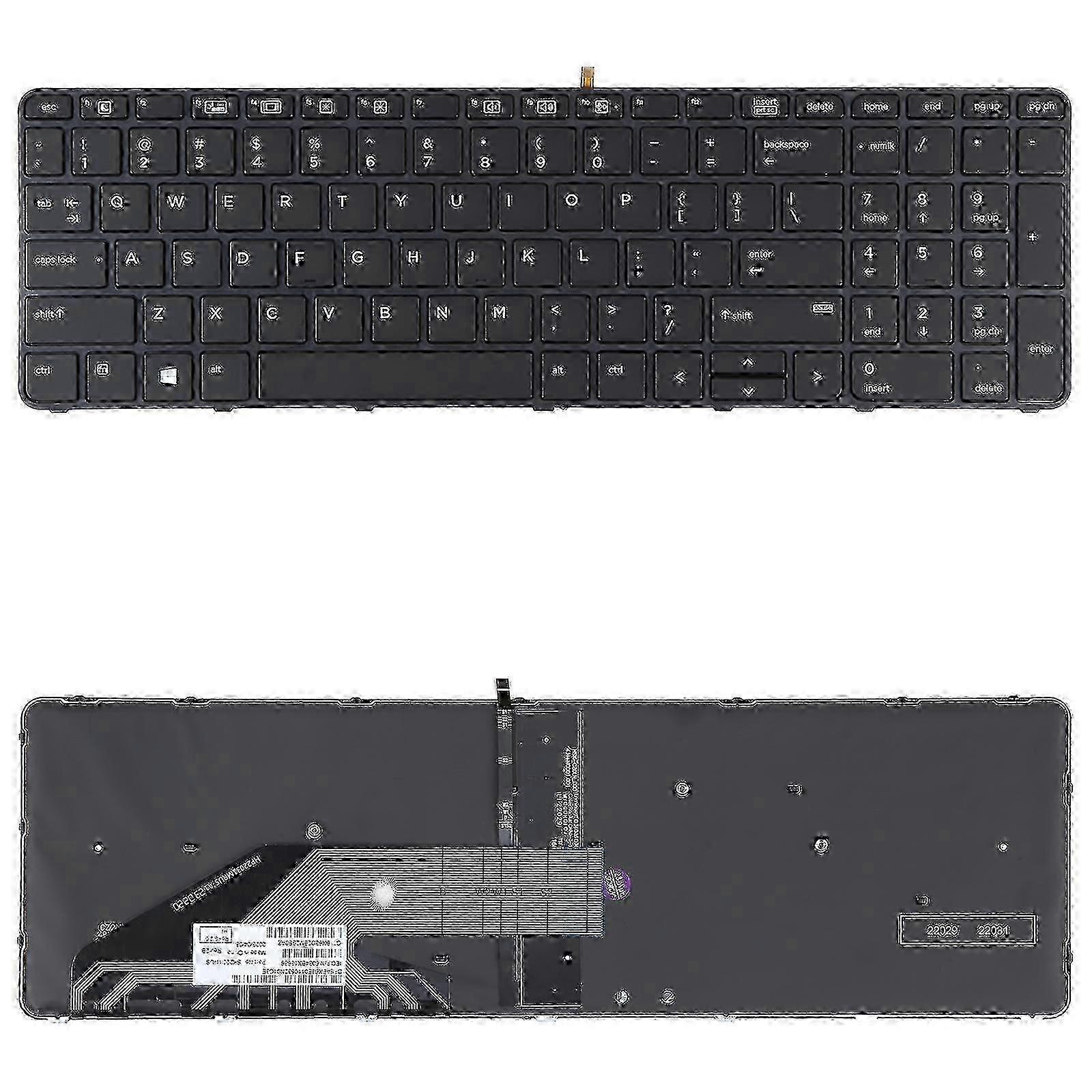 25-26 For HP Probook 650 G2 G3 655 G3 450 G3 841137-001 US Version Keyboard with Backlight