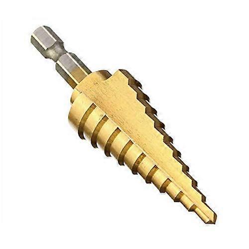 Step Drill Bits, 22mm Hex Shank, Cone Drill Bit, Coated Hole Cutter, Metalworking Tool