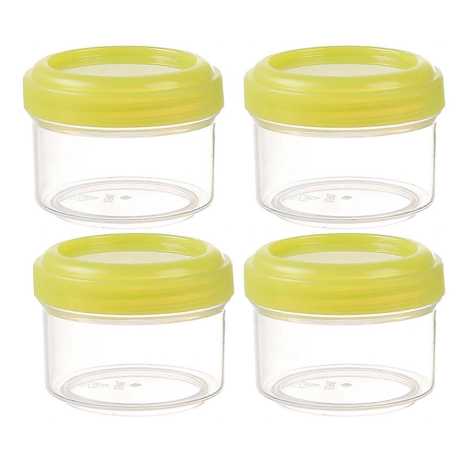 4Pcs 35ml Squeeze Salad Dressing Bottles, Leakproof Portable Condiment Containers with Bandage, Compatible with XiLanHUA