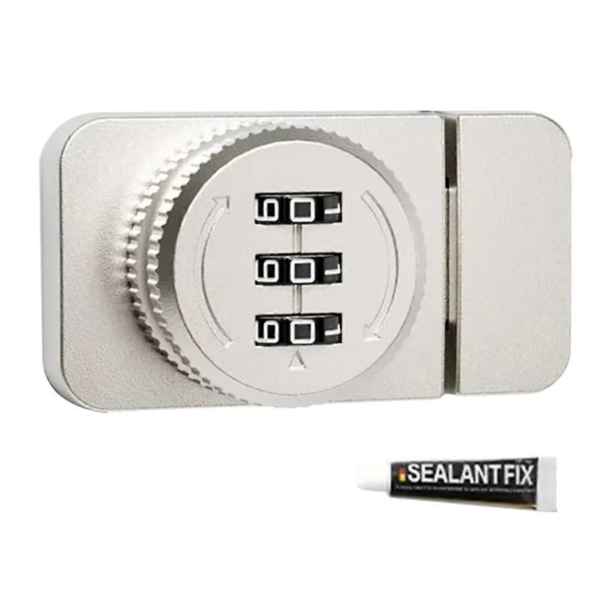 Keyless Combination Lock No Punching Password Display Case Lock