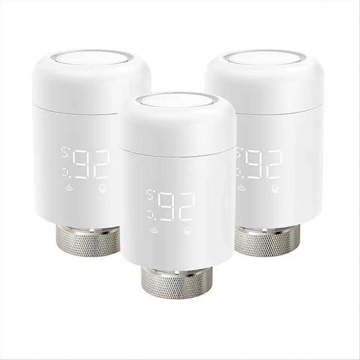 3PCS Tuya Radiator Actuator Valve,Smart Thermostat Temperature Controller Works with , Home,