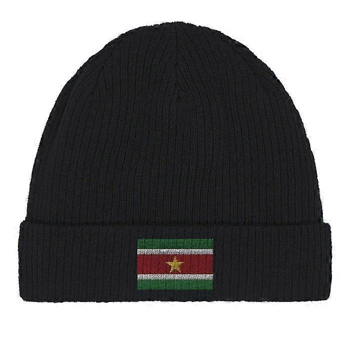 Suriname Flag Cap in Black