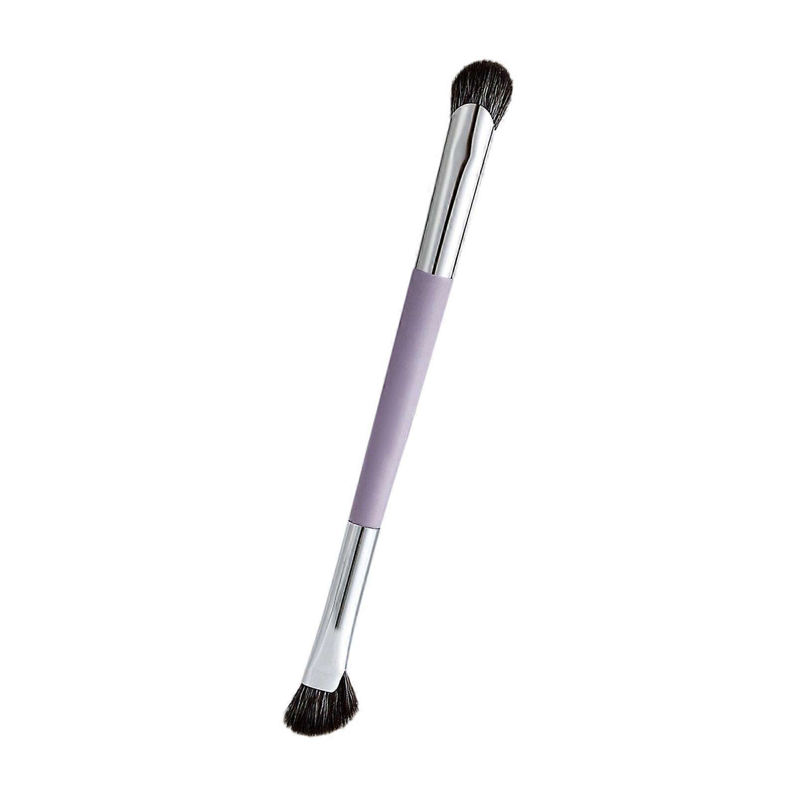 Two Sided Makeup Brush Professional Contouring And Eyeshadow Blending Tool With Ergonomic Handle Multicolor