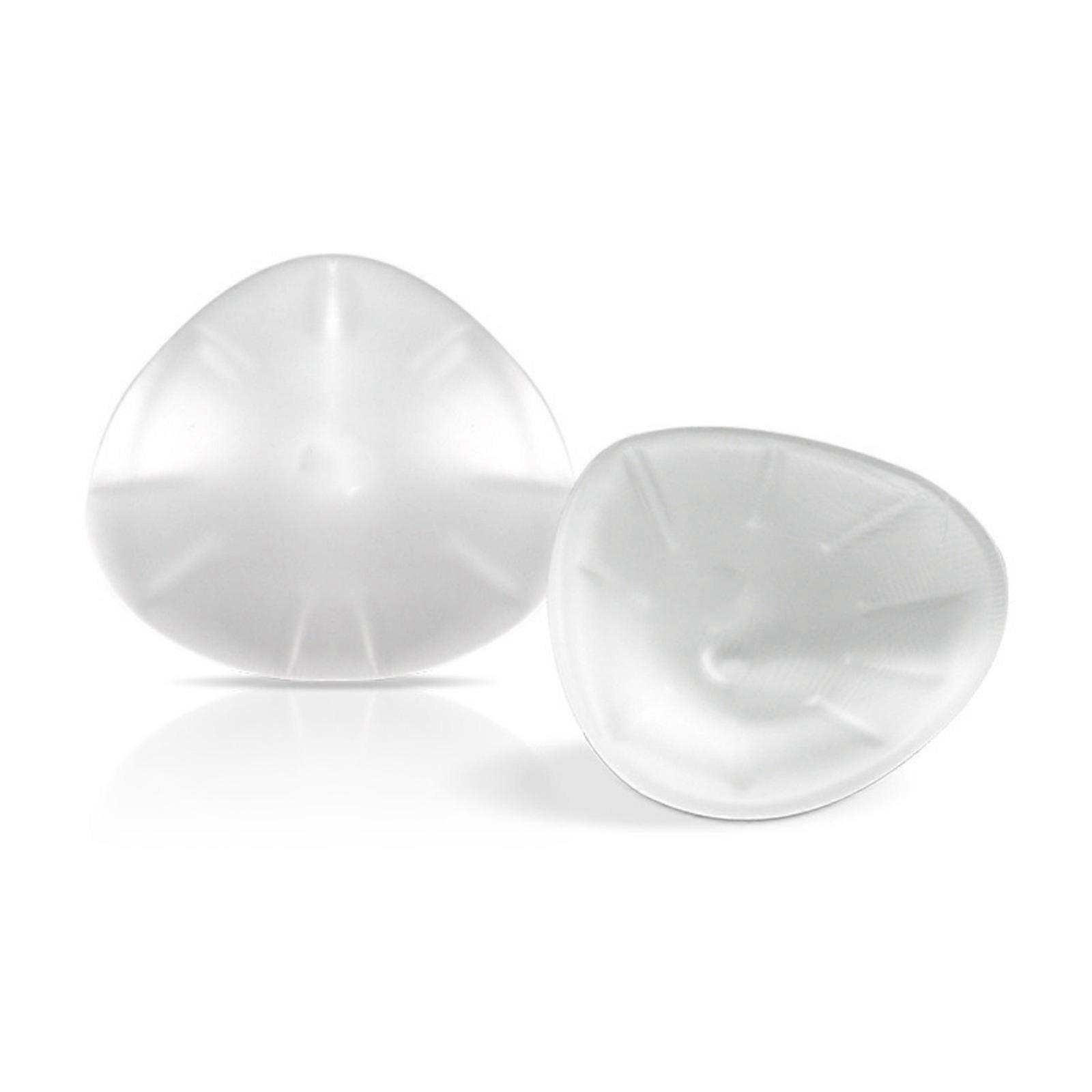 Symmetrical Silicone Breast Form Transparent Undulated Shape Ergonomic Fit Natural Texture For Daily Wear Multicolor