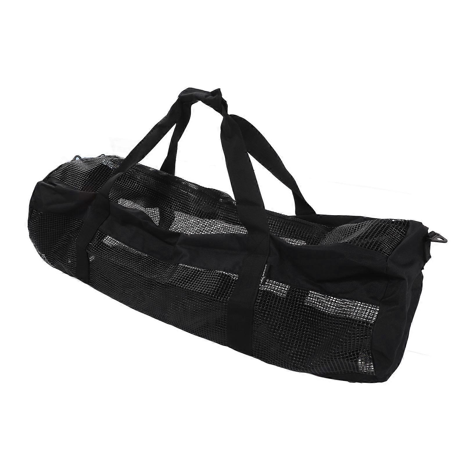 Diving Net Bag Breathable Large Capacity Snorkeling Equipment Mesh Storage Bag with Handle for Travel