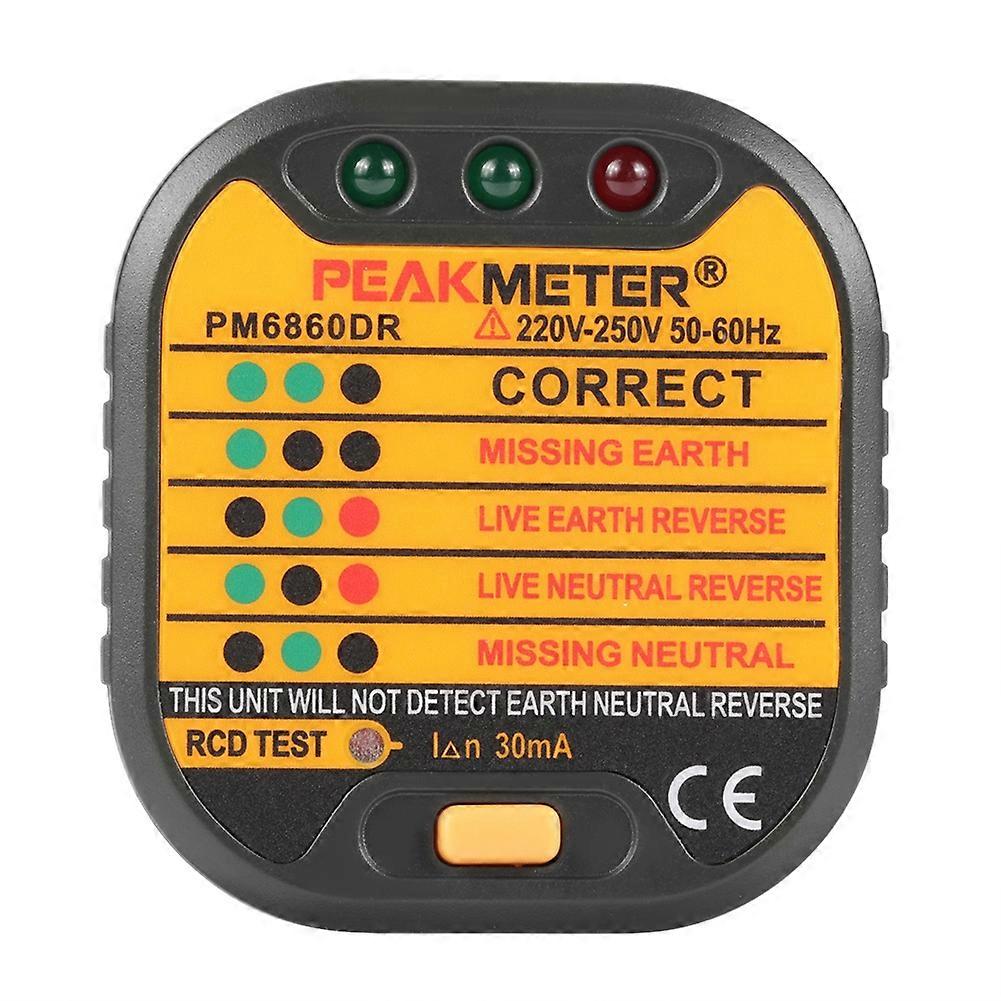 50-60Hz Automatic Electric // Socket Tester for Home PM6860DR