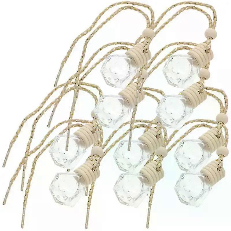Perfume Bottle Scent Diffuser Hanging Empty Bottle Delicate Car Air Freshener Diffuser Auto Oil Fragrance Diffuser 8ml